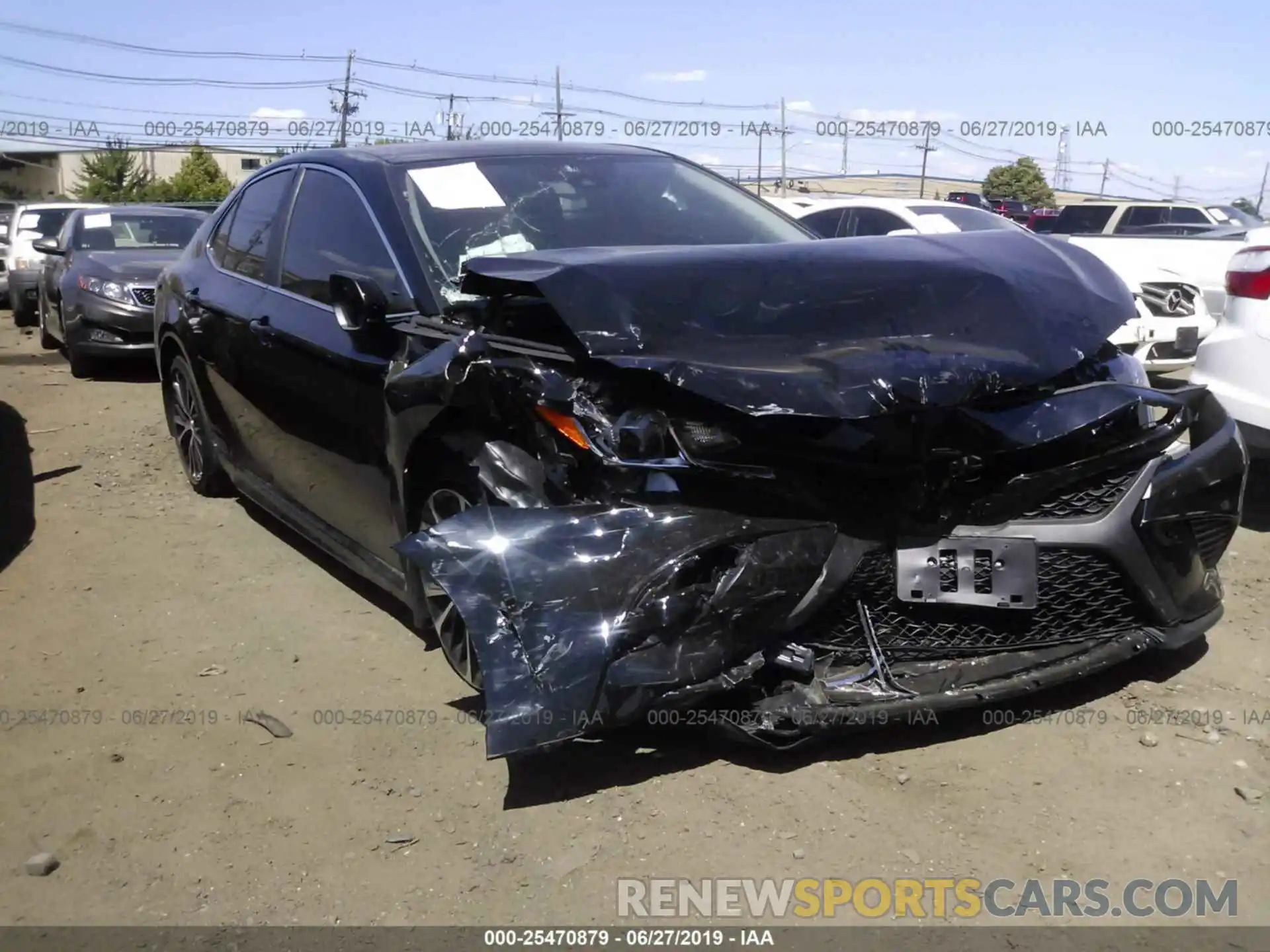 1 Photograph of a damaged car 4T1B11HK2KU206493 TOYOTA CAMRY 2019