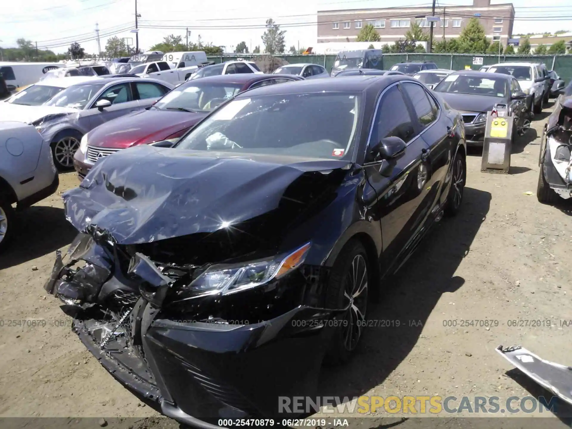 2 Photograph of a damaged car 4T1B11HK2KU206493 TOYOTA CAMRY 2019