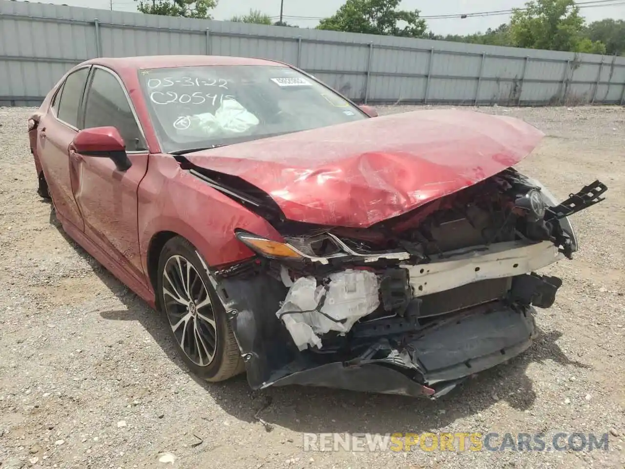 1 Photograph of a damaged car 4T1B11HK2KU207434 TOYOTA CAMRY 2019