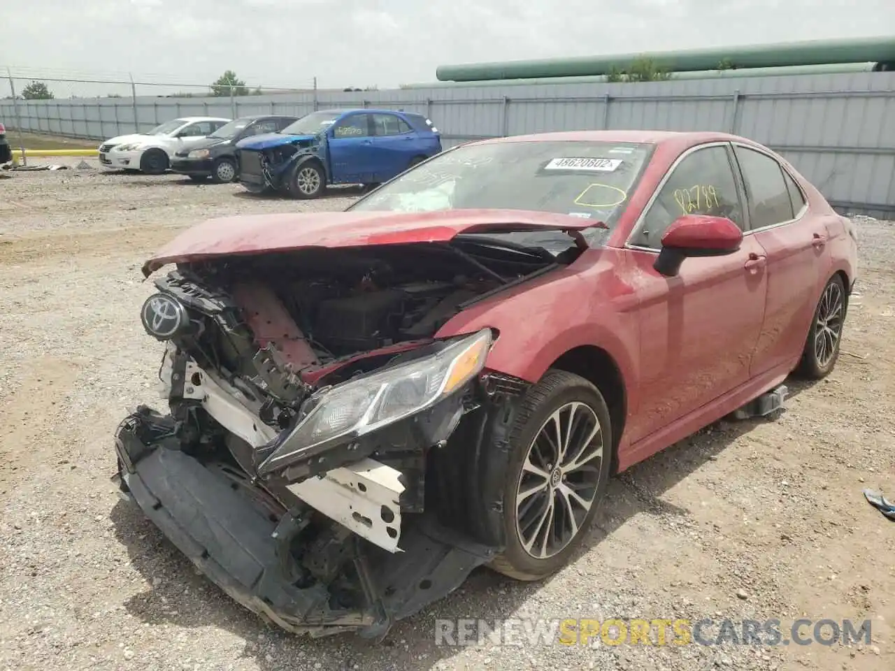 2 Photograph of a damaged car 4T1B11HK2KU207434 TOYOTA CAMRY 2019