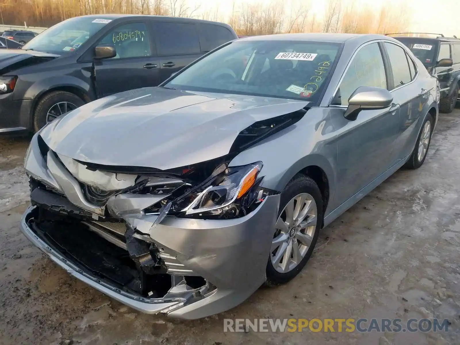 2 Photograph of a damaged car 4T1B11HK2KU208857 TOYOTA CAMRY 2019