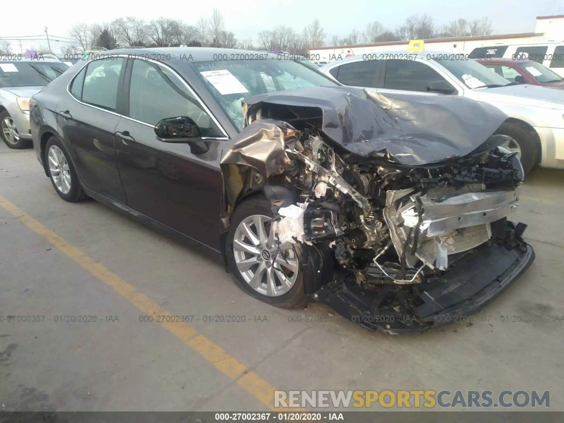 1 Photograph of a damaged car 4T1B11HK2KU210379 TOYOTA CAMRY 2019