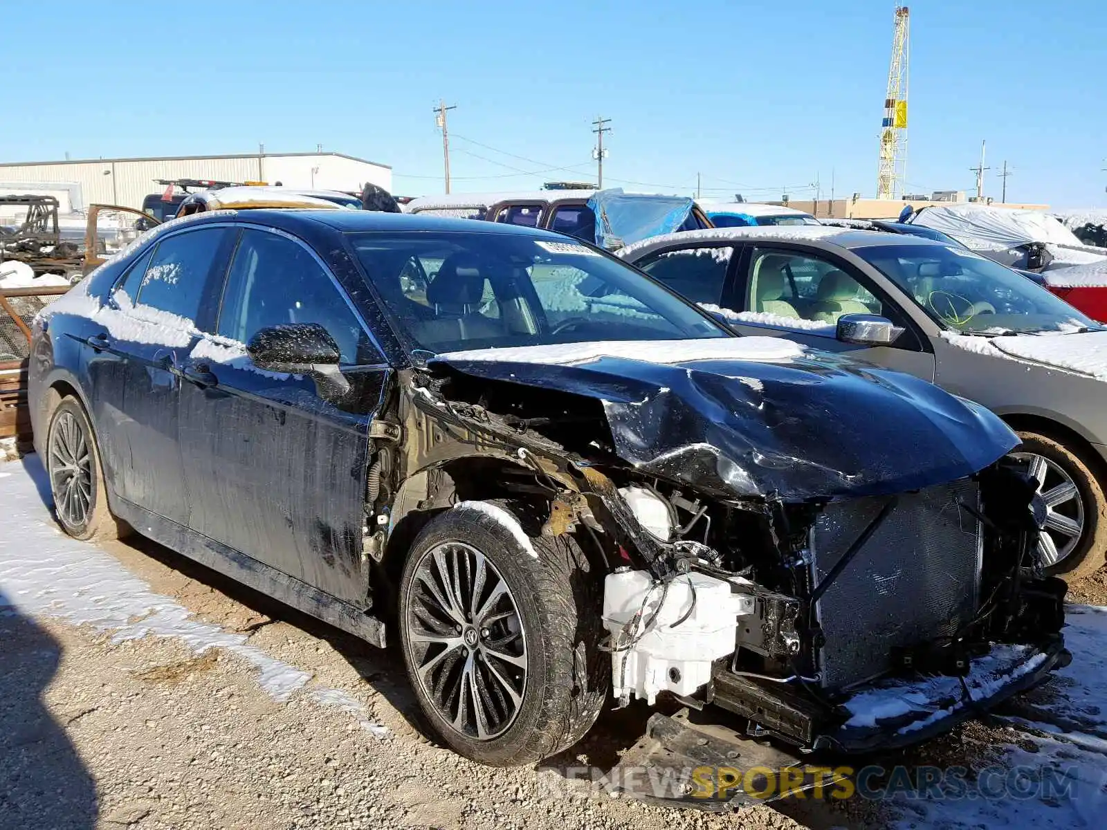 1 Photograph of a damaged car 4T1B11HK2KU212018 TOYOTA CAMRY 2019