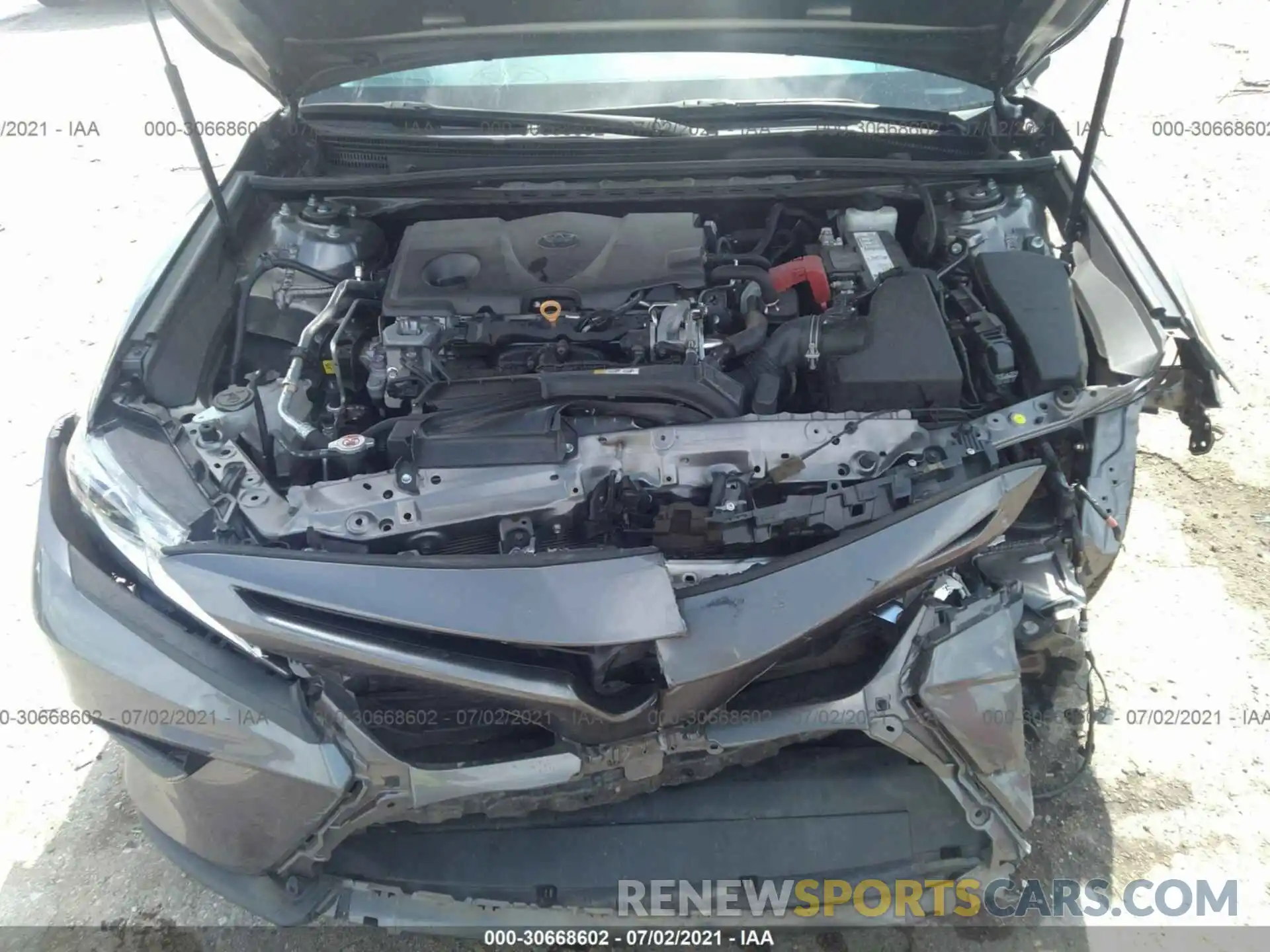 10 Photograph of a damaged car 4T1B11HK2KU213427 TOYOTA CAMRY 2019