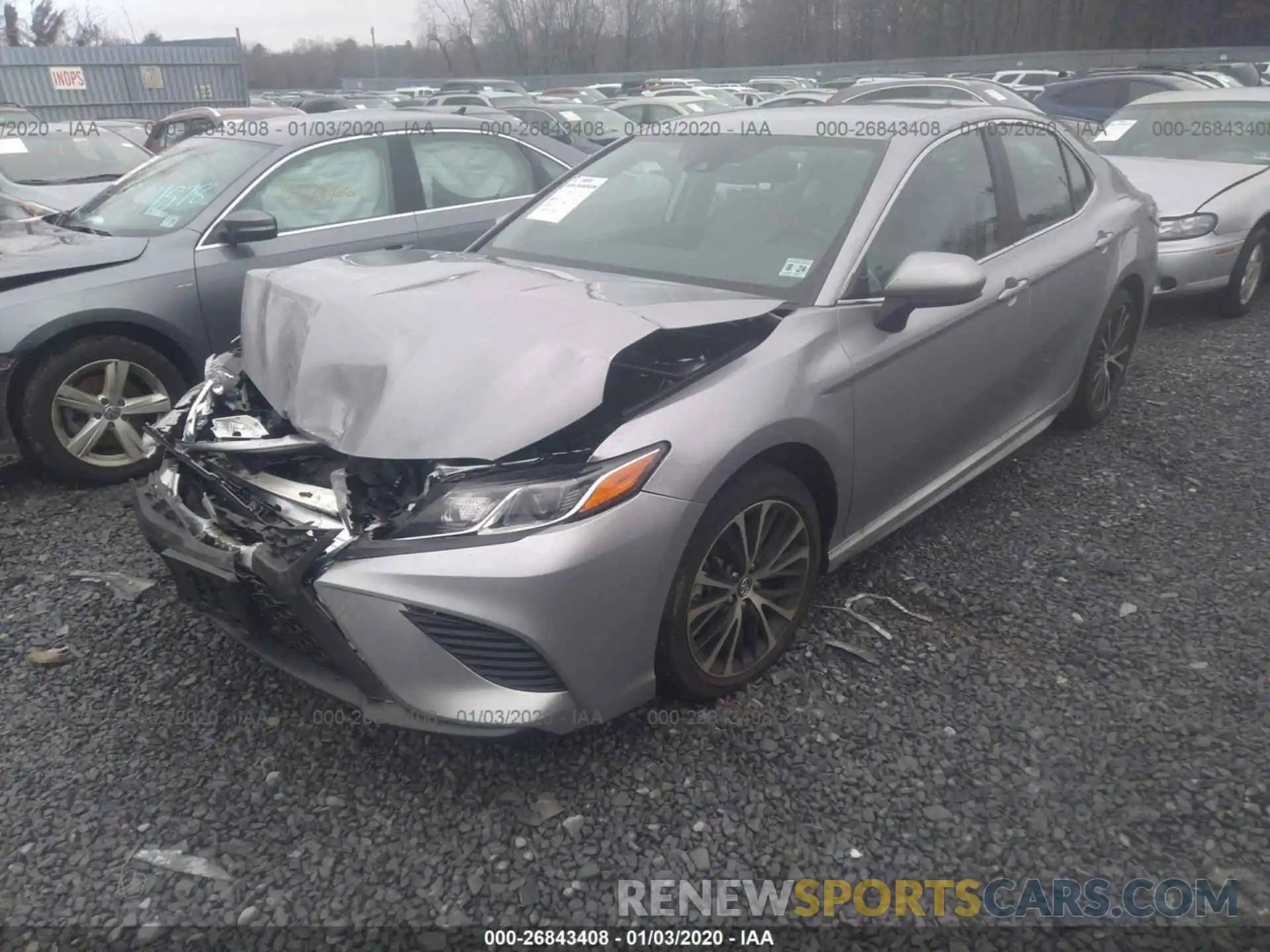 2 Photograph of a damaged car 4T1B11HK2KU214920 TOYOTA CAMRY 2019