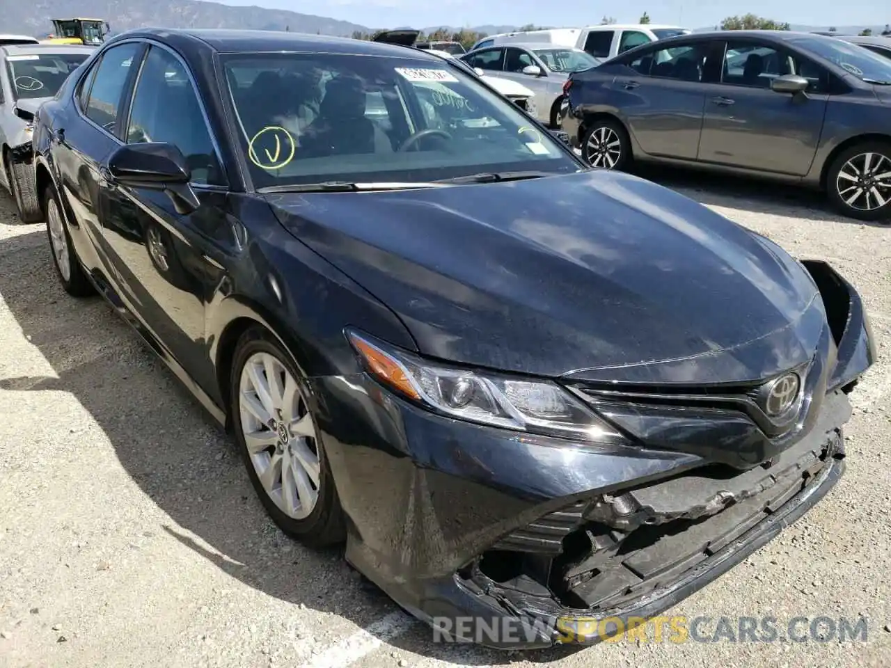 1 Photograph of a damaged car 4T1B11HK2KU216215 TOYOTA CAMRY 2019