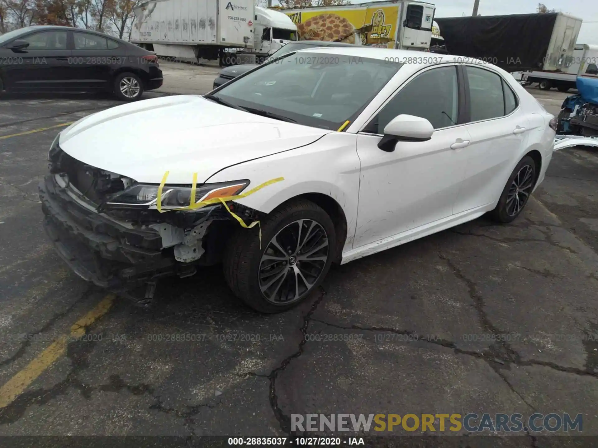 2 Photograph of a damaged car 4T1B11HK2KU216330 TOYOTA CAMRY 2019