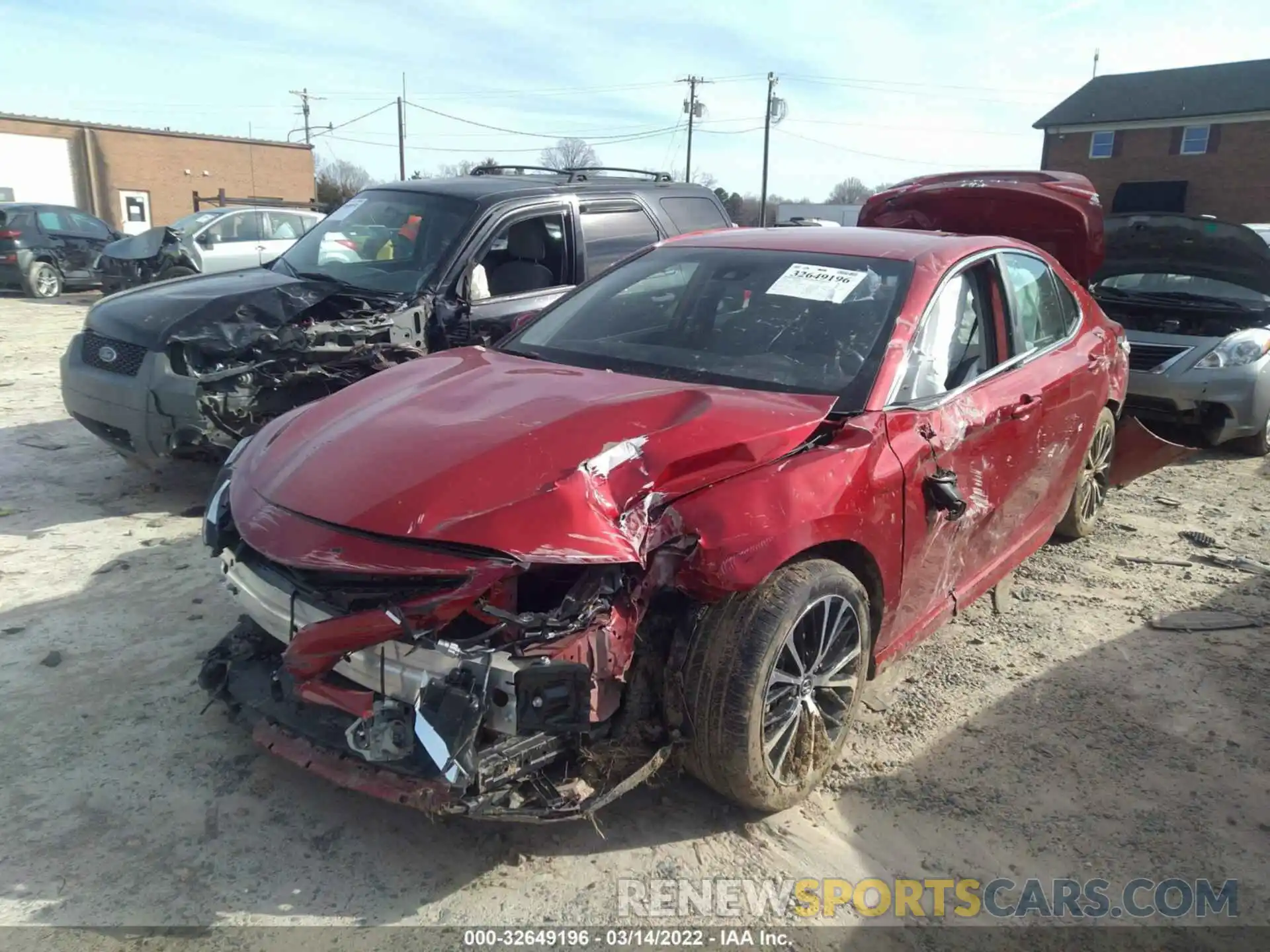 2 Photograph of a damaged car 4T1B11HK2KU216537 TOYOTA CAMRY 2019