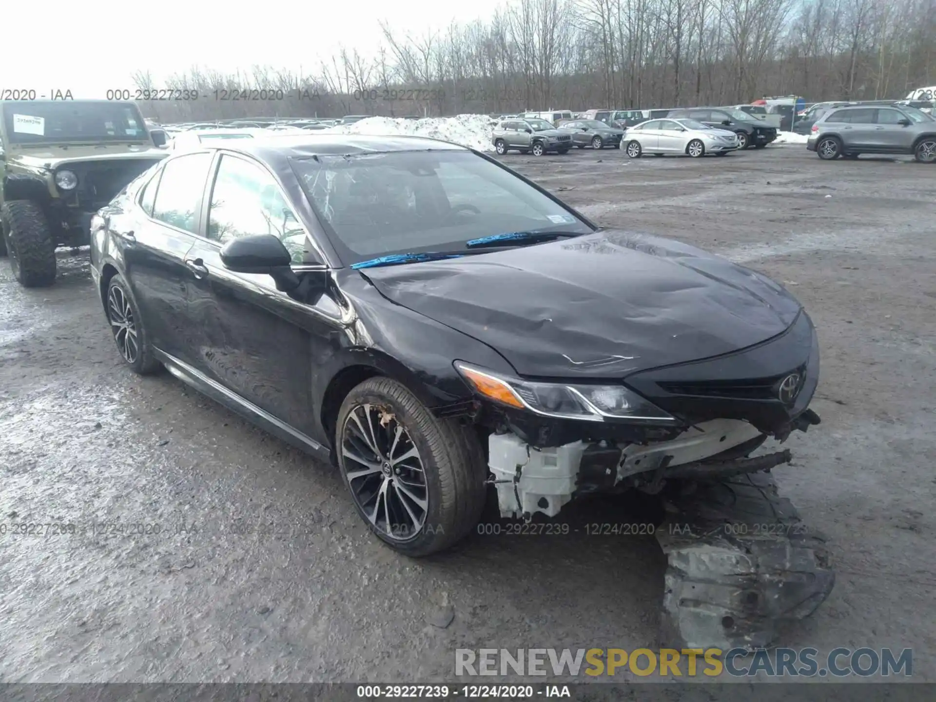 1 Photograph of a damaged car 4T1B11HK2KU217509 TOYOTA CAMRY 2019