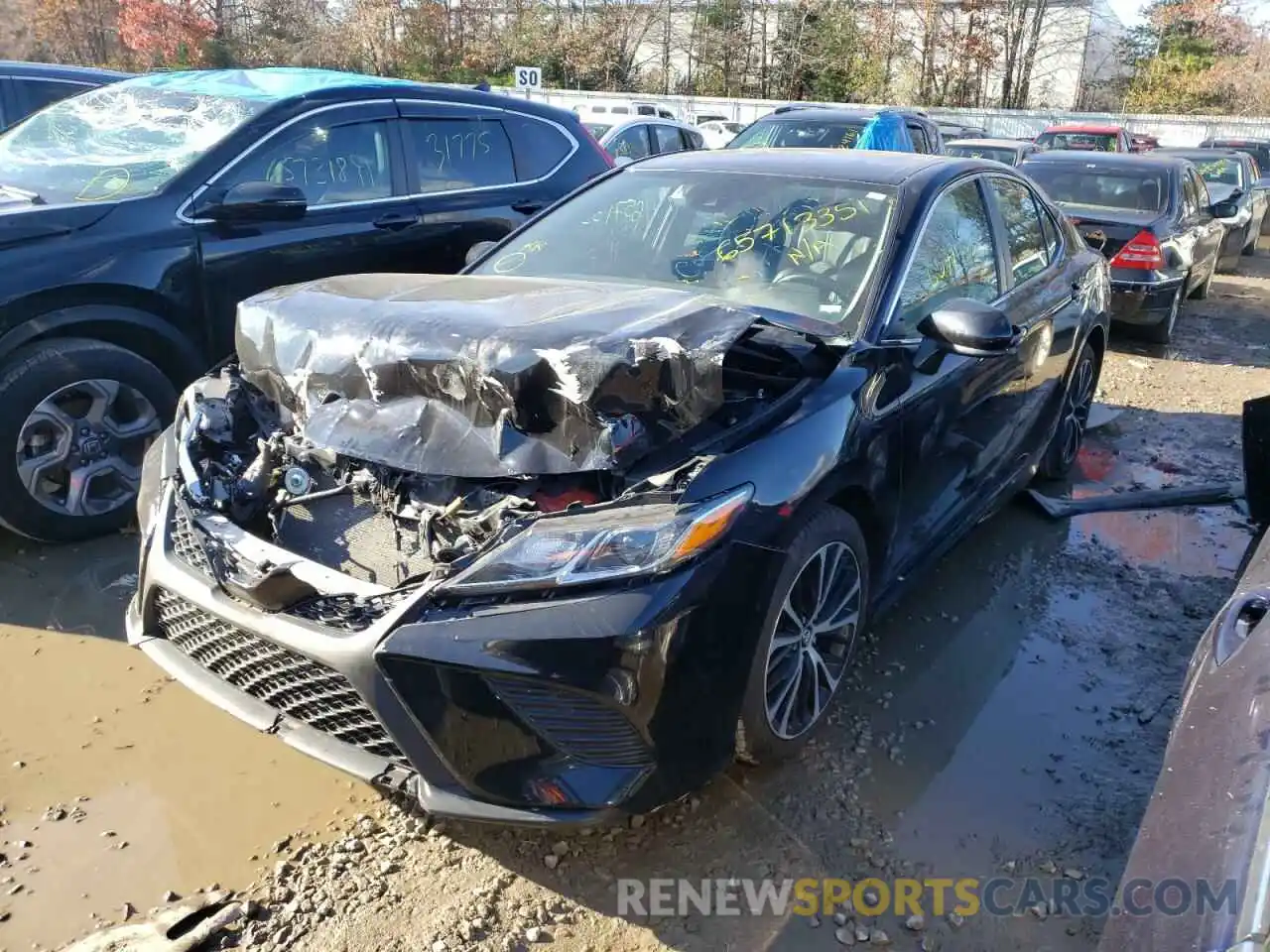 2 Photograph of a damaged car 4T1B11HK2KU217610 TOYOTA CAMRY 2019