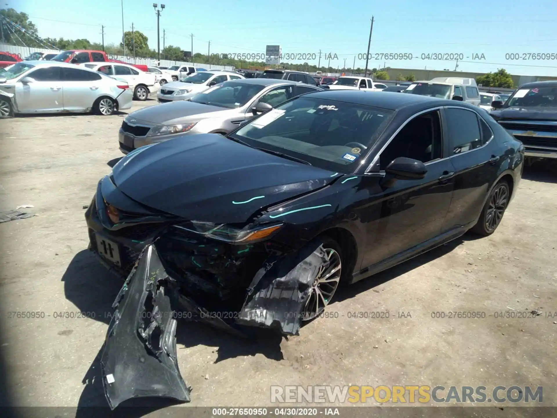 2 Photograph of a damaged car 4T1B11HK2KU219745 TOYOTA CAMRY 2019