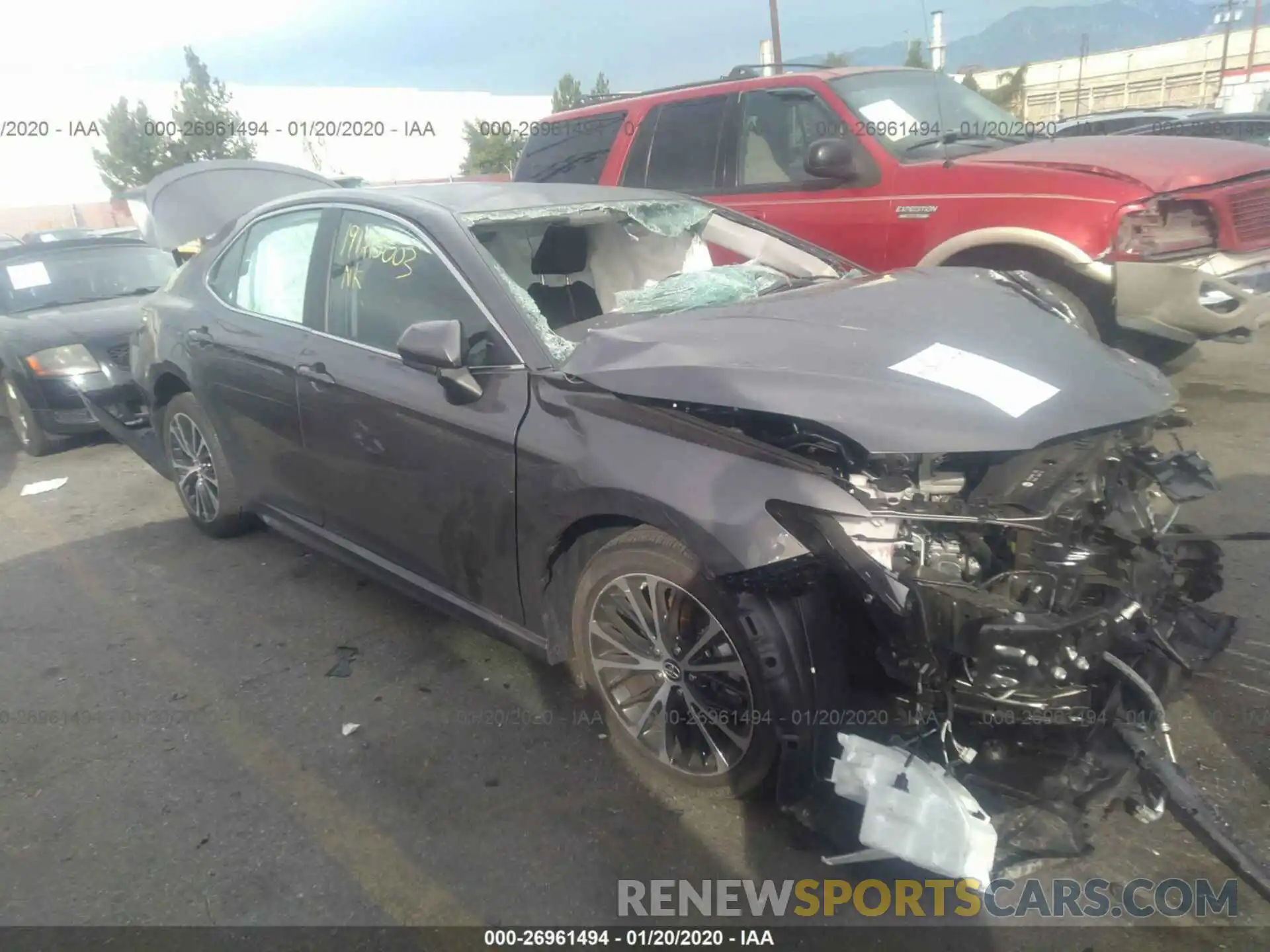 1 Photograph of a damaged car 4T1B11HK2KU222130 TOYOTA CAMRY 2019