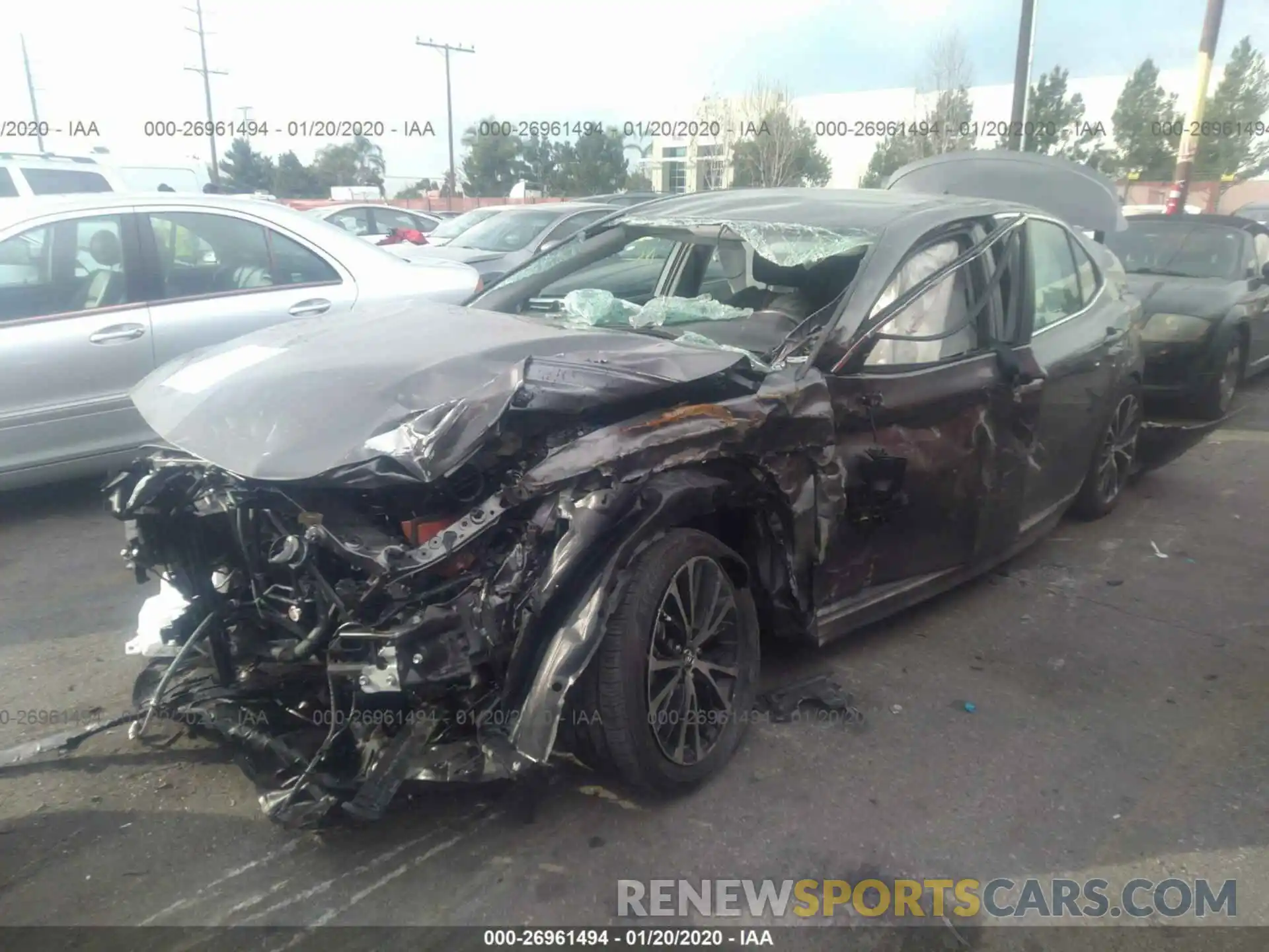 2 Photograph of a damaged car 4T1B11HK2KU222130 TOYOTA CAMRY 2019