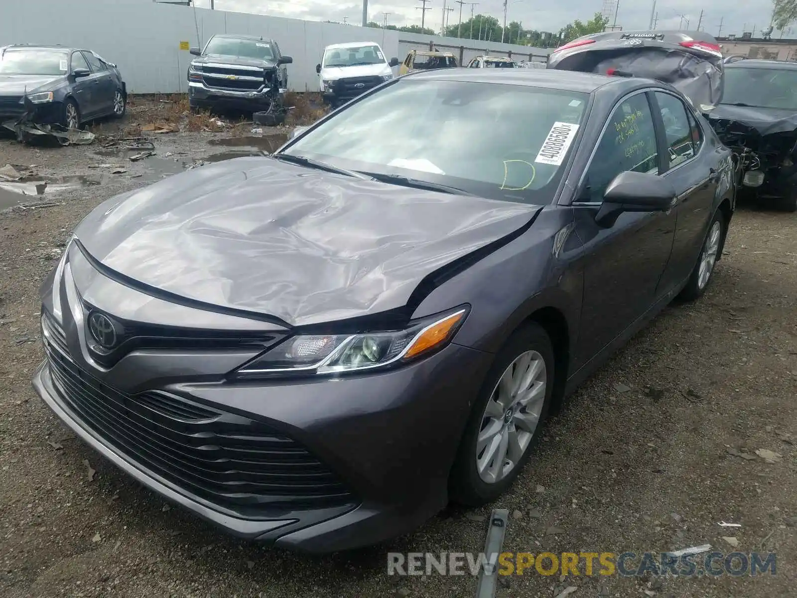 2 Photograph of a damaged car 4T1B11HK2KU222516 TOYOTA CAMRY 2019