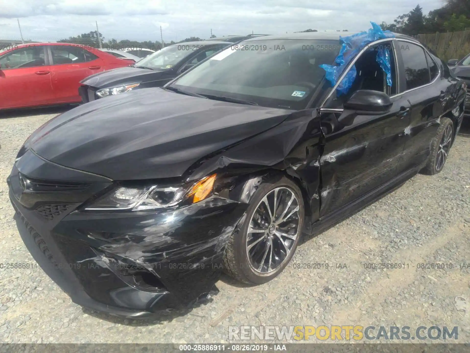 2 Photograph of a damaged car 4T1B11HK2KU223066 TOYOTA CAMRY 2019