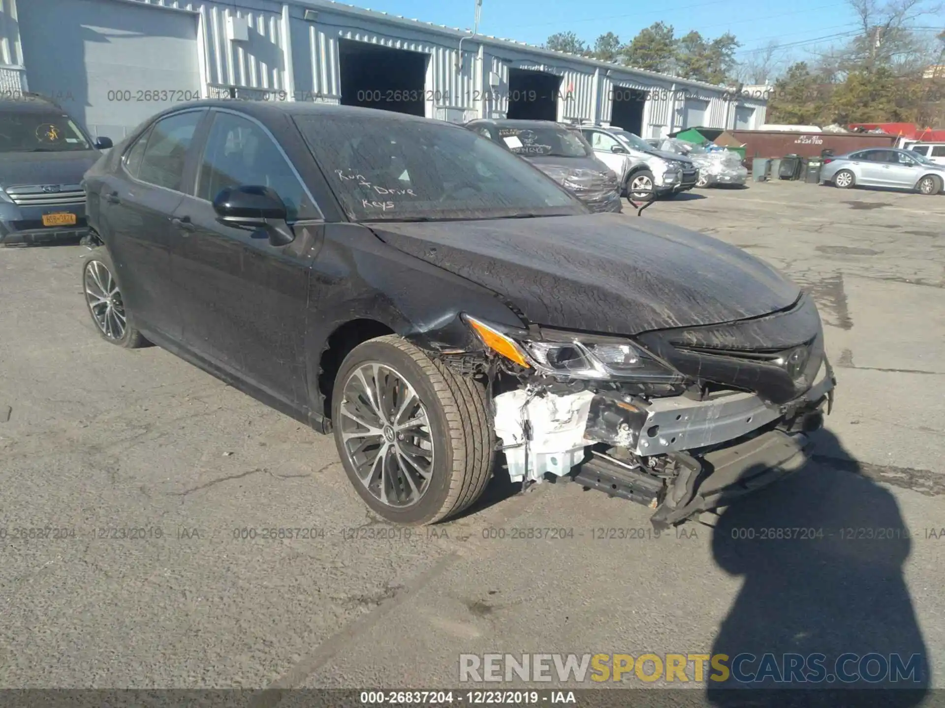 1 Photograph of a damaged car 4T1B11HK2KU223519 TOYOTA CAMRY 2019