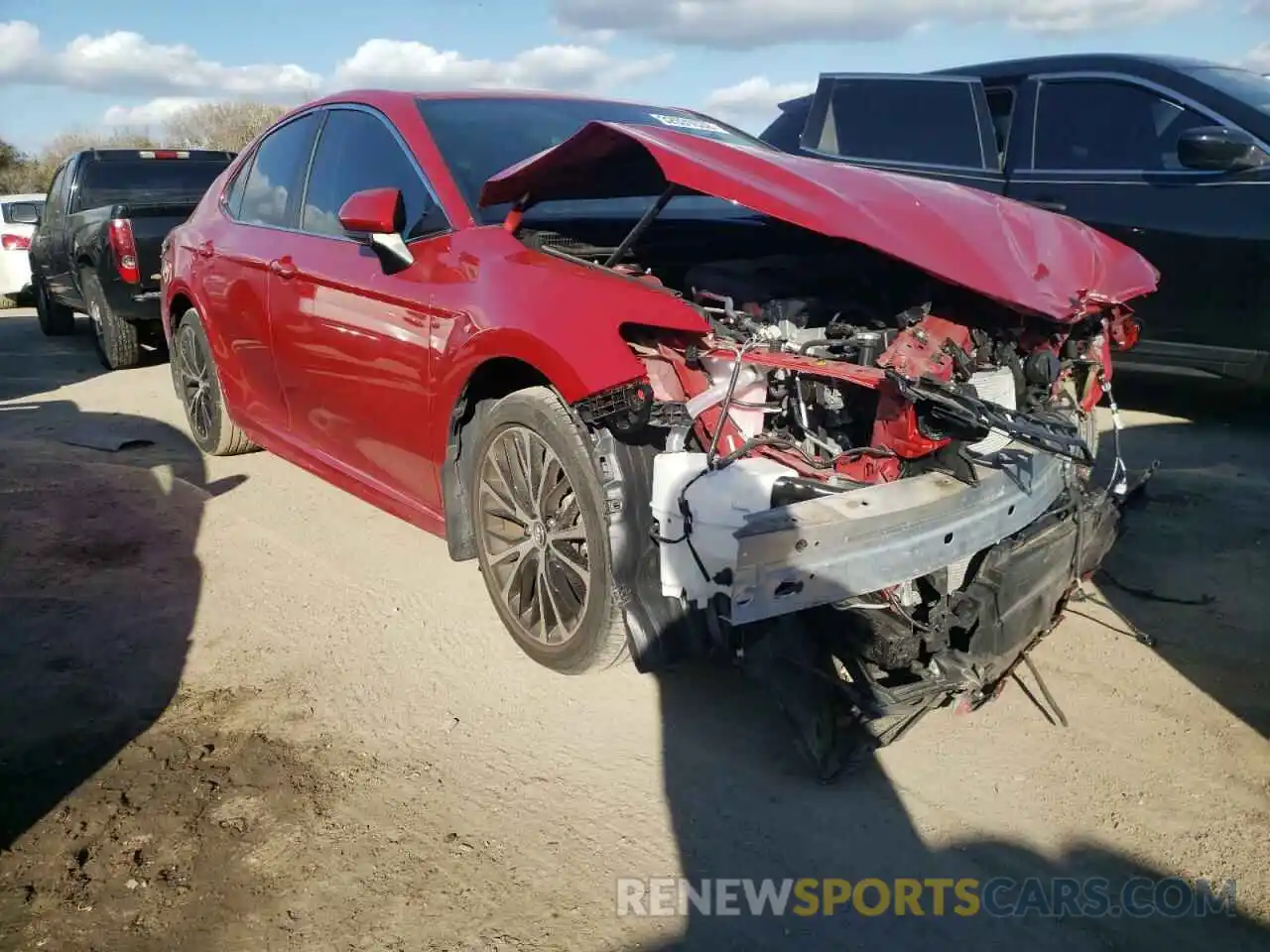 1 Photograph of a damaged car 4T1B11HK2KU224198 TOYOTA CAMRY 2019