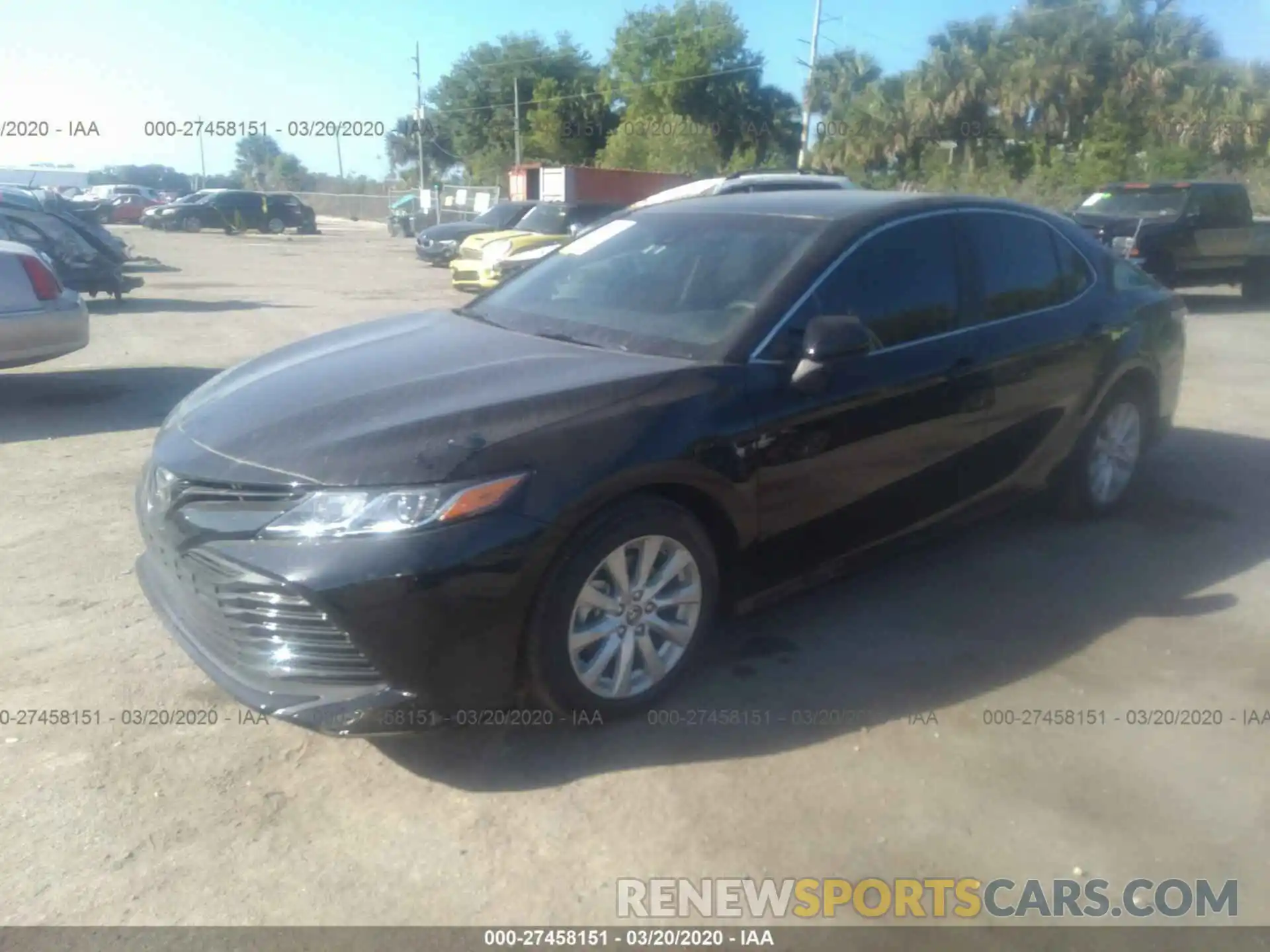 2 Photograph of a damaged car 4T1B11HK2KU225092 TOYOTA CAMRY 2019