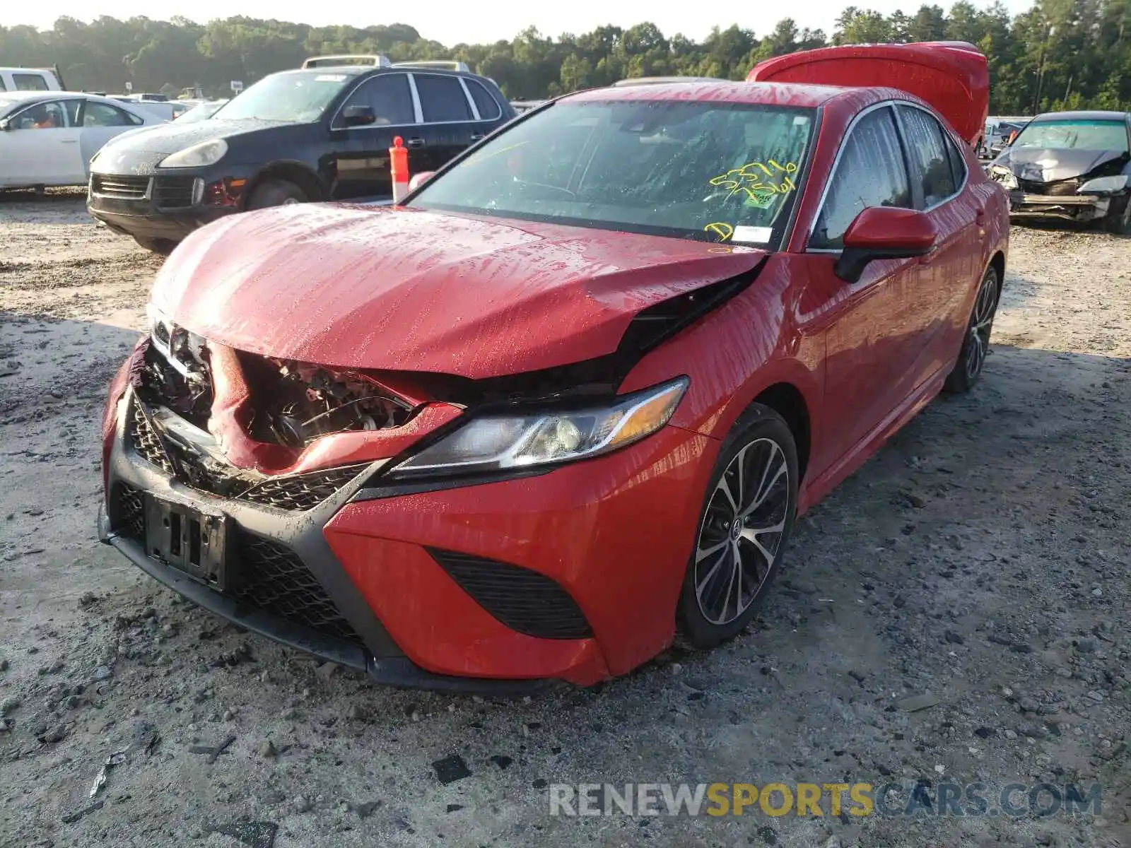 2 Photograph of a damaged car 4T1B11HK2KU225934 TOYOTA CAMRY 2019