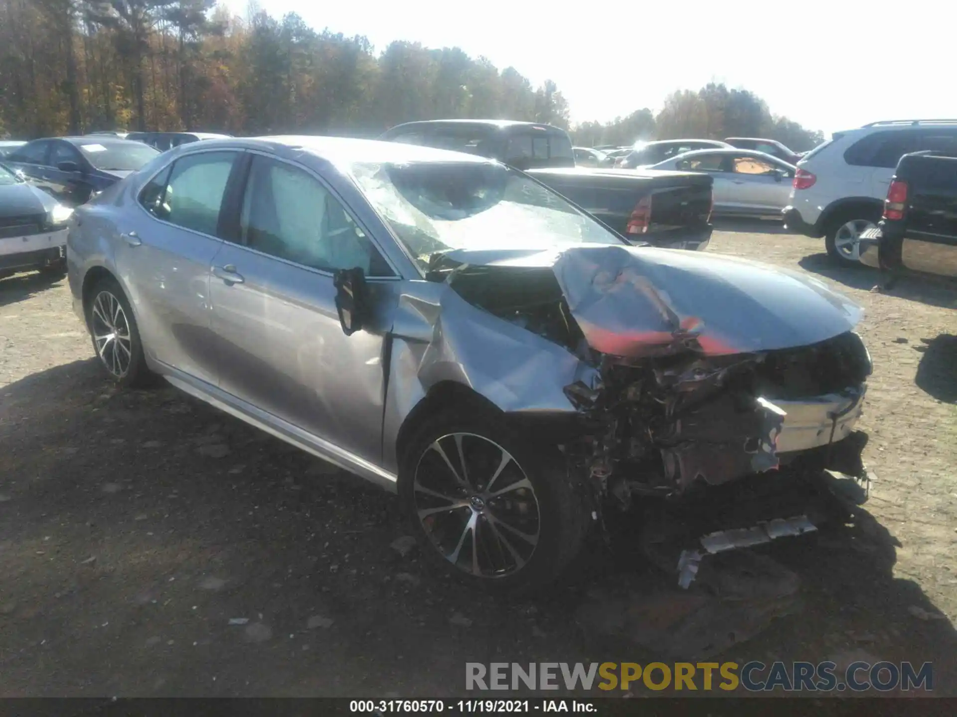 1 Photograph of a damaged car 4T1B11HK2KU227005 TOYOTA CAMRY 2019