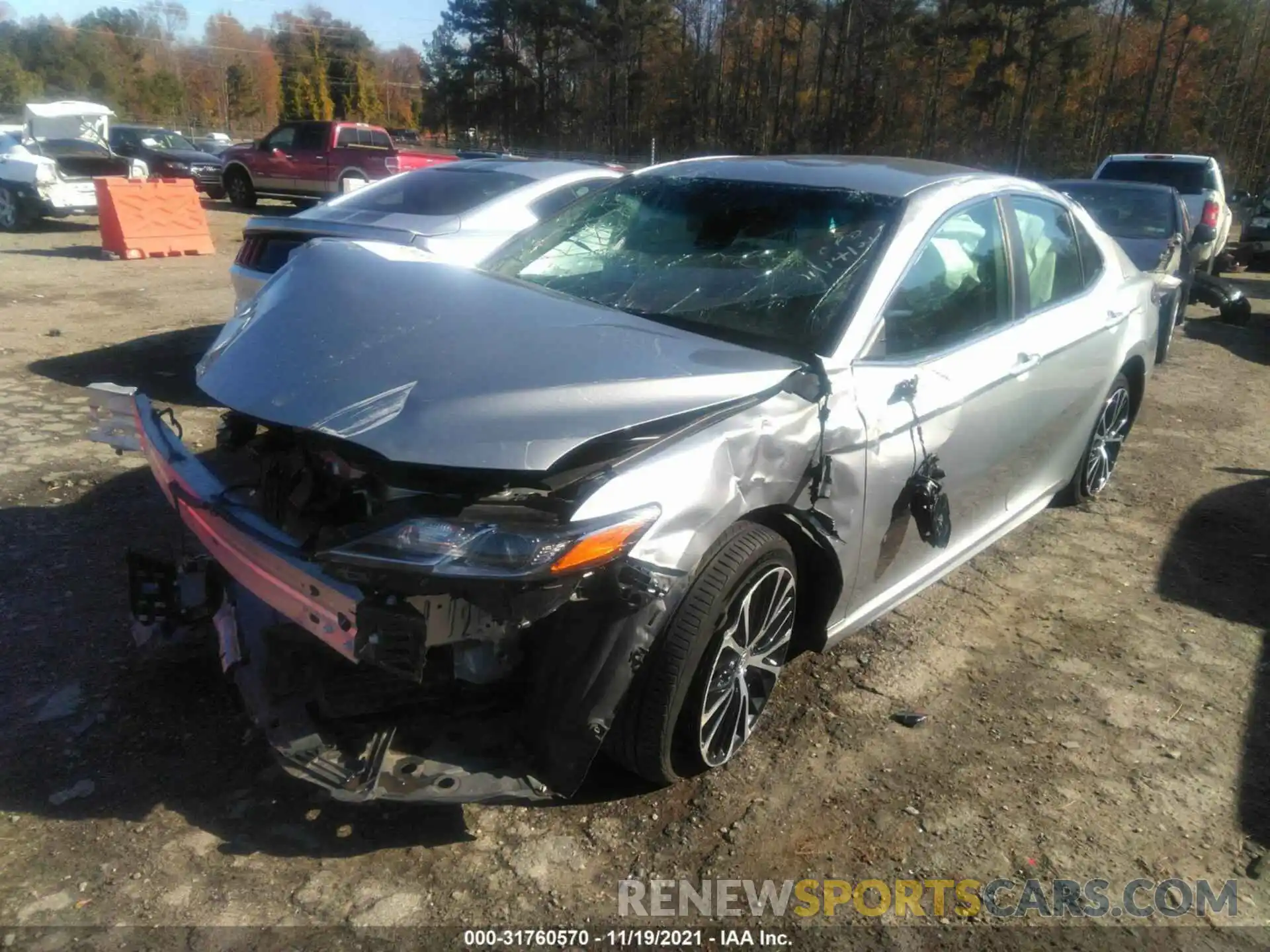 2 Photograph of a damaged car 4T1B11HK2KU227005 TOYOTA CAMRY 2019