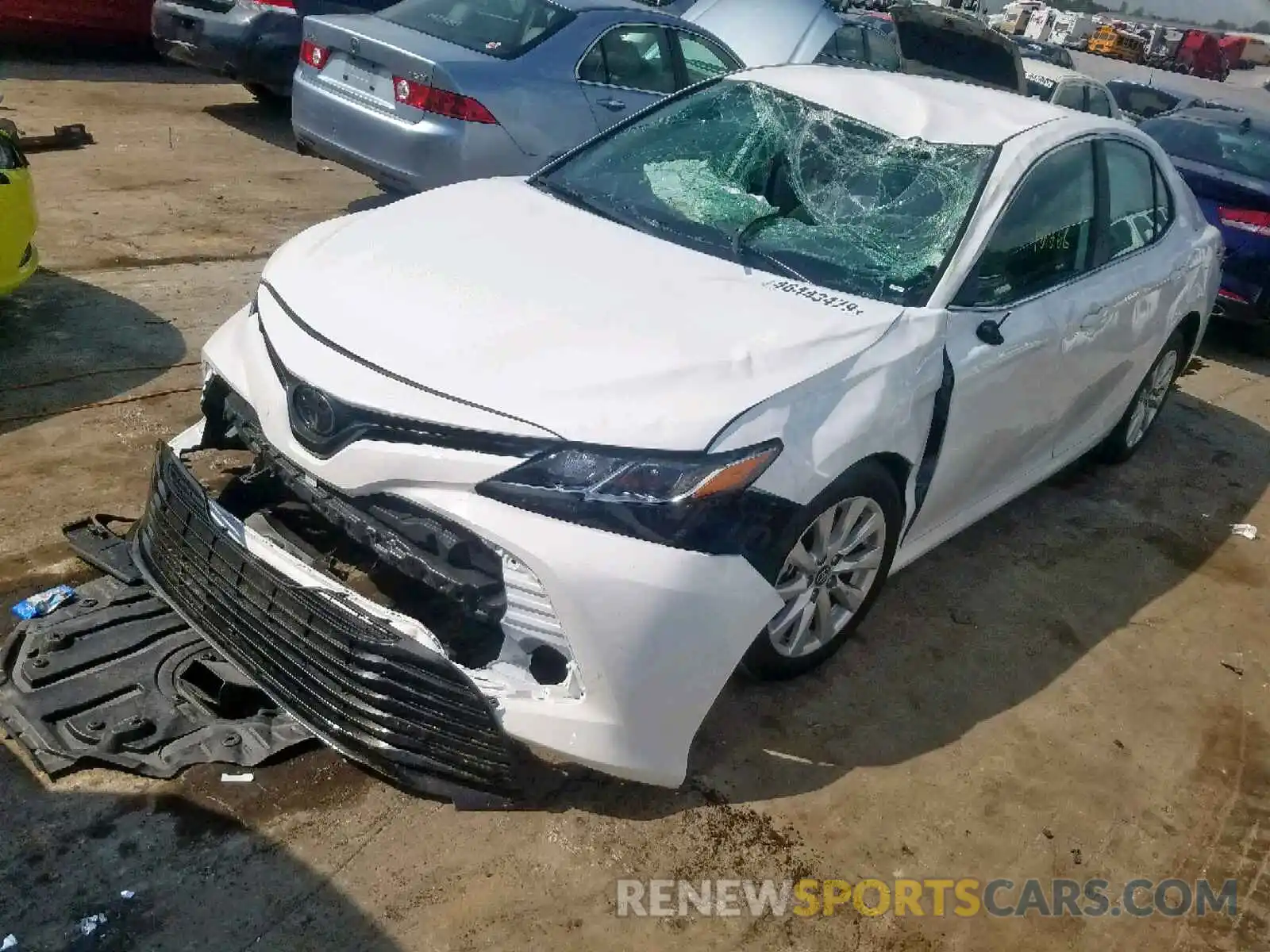 2 Photograph of a damaged car 4T1B11HK2KU228672 TOYOTA CAMRY 2019