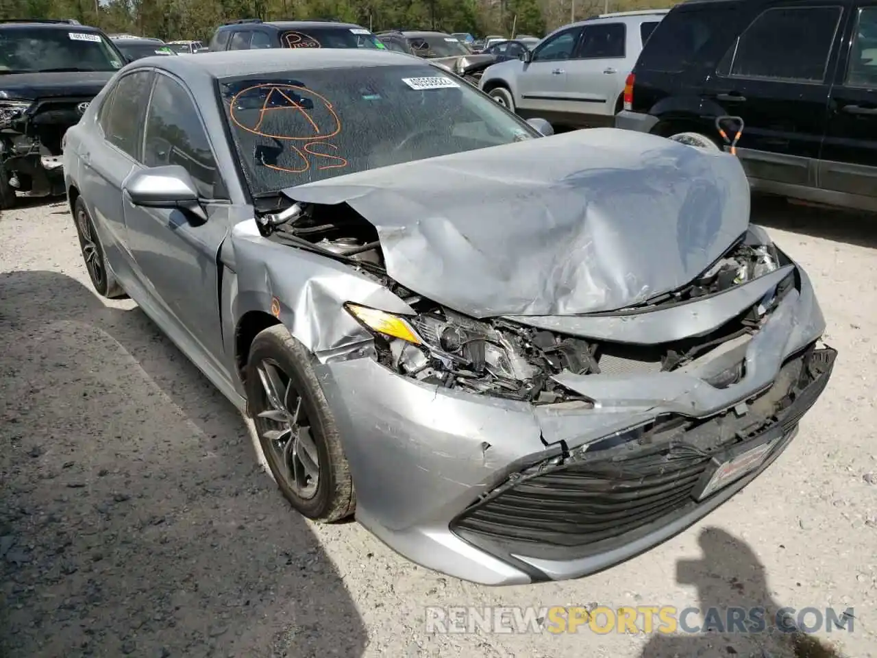 1 Photograph of a damaged car 4T1B11HK2KU230440 TOYOTA CAMRY 2019