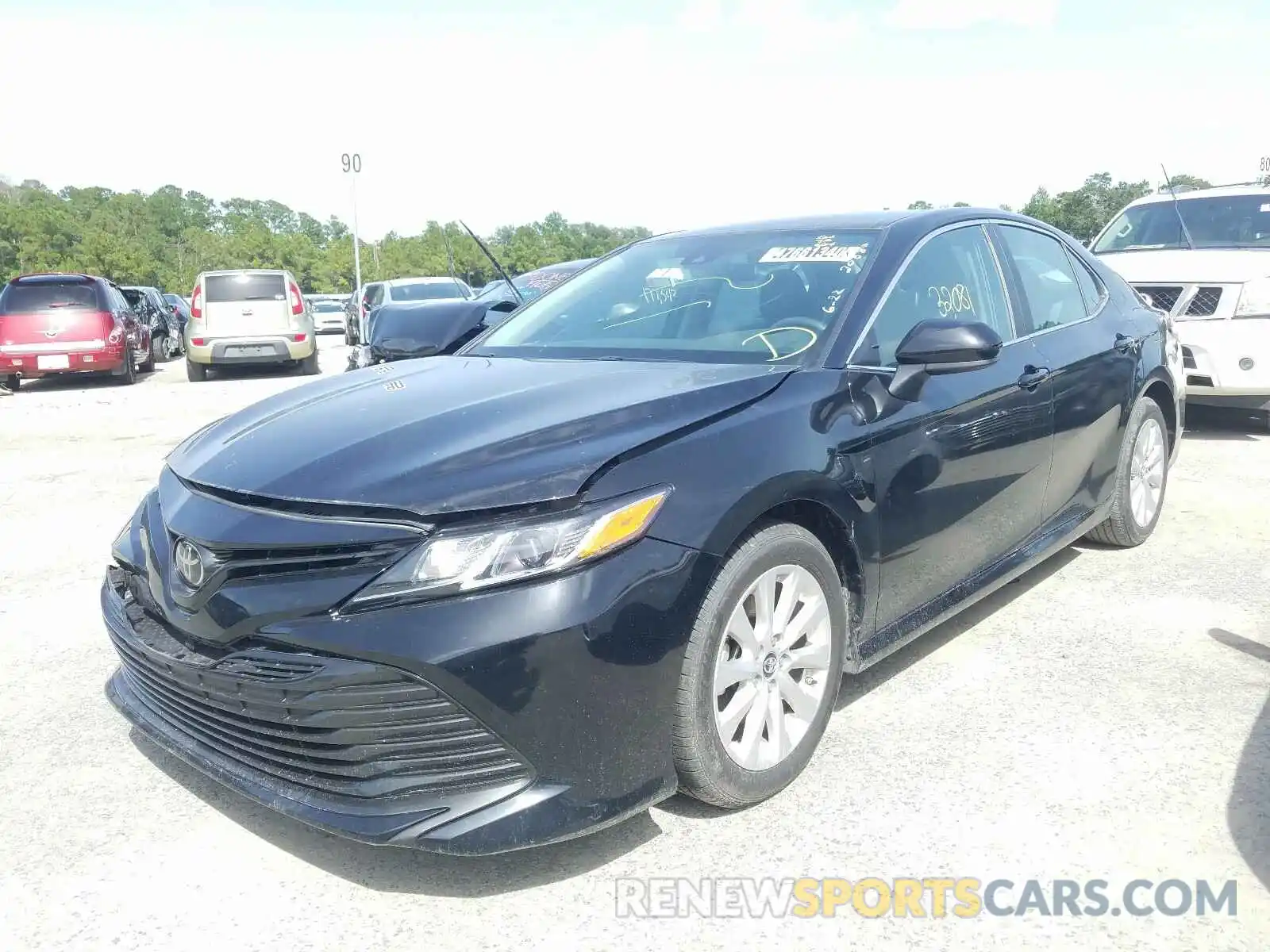 2 Photograph of a damaged car 4T1B11HK2KU232088 TOYOTA CAMRY 2019