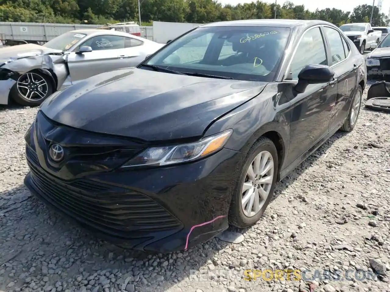 2 Photograph of a damaged car 4T1B11HK2KU232124 TOYOTA CAMRY 2019