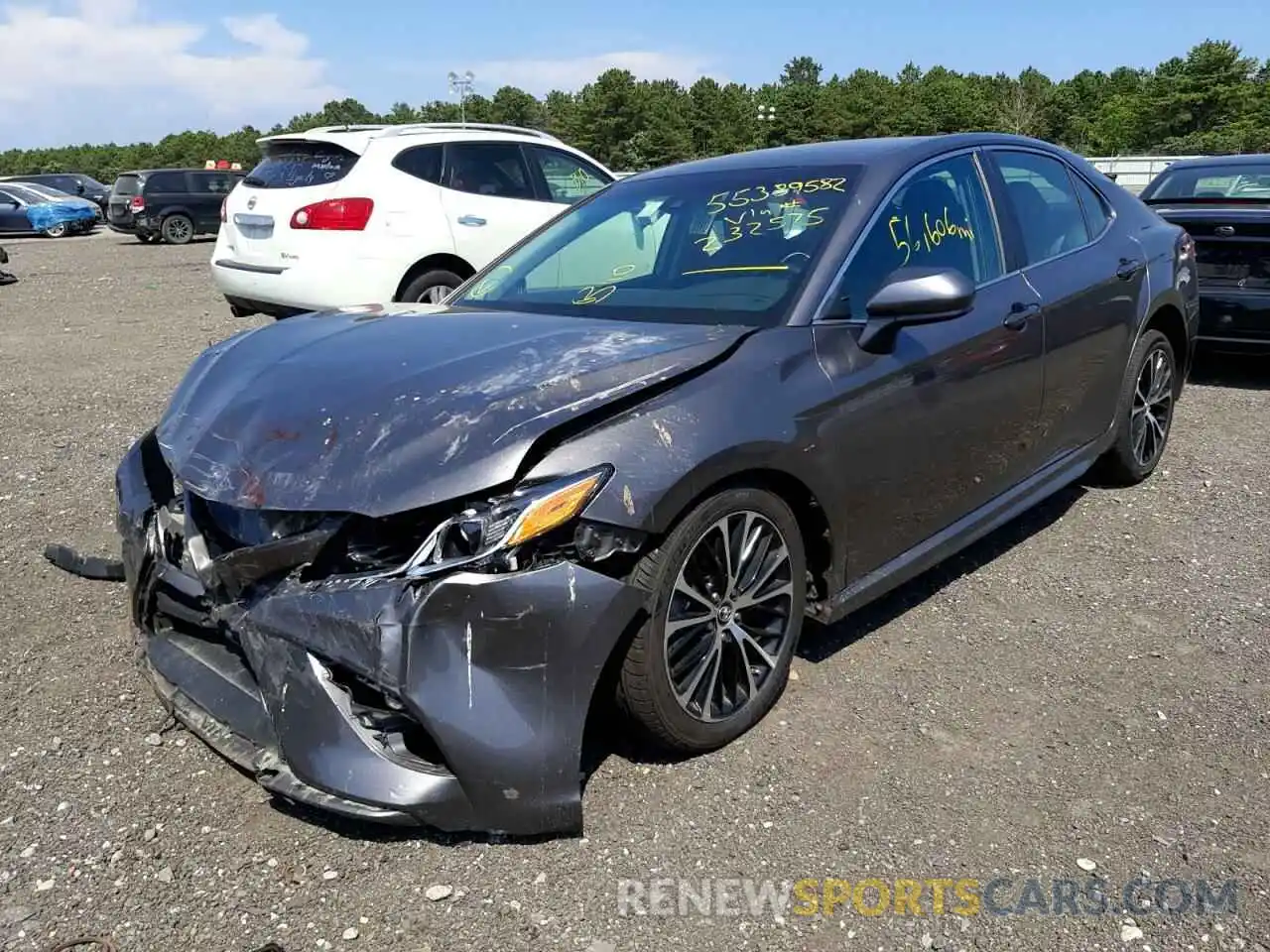 2 Photograph of a damaged car 4T1B11HK2KU232575 TOYOTA CAMRY 2019