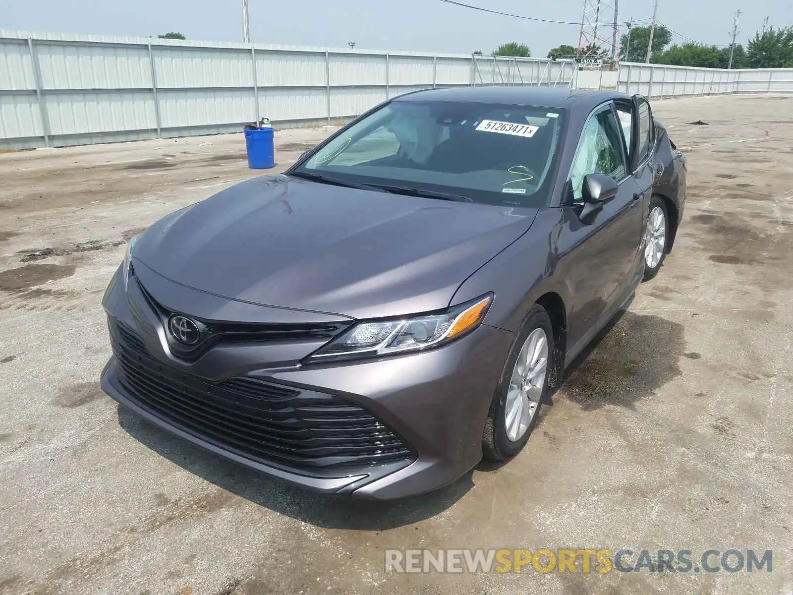 2 Photograph of a damaged car 4T1B11HK2KU234911 TOYOTA CAMRY 2019