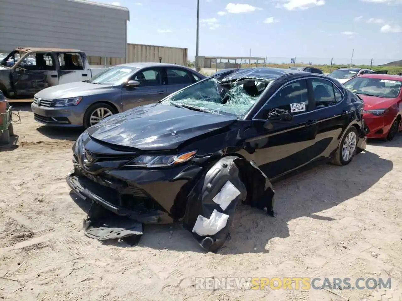 2 Photograph of a damaged car 4T1B11HK2KU234973 TOYOTA CAMRY 2019