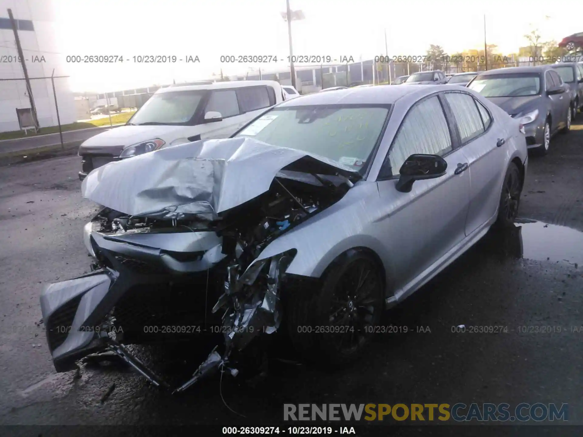 2 Photograph of a damaged car 4T1B11HK2KU235850 TOYOTA CAMRY 2019