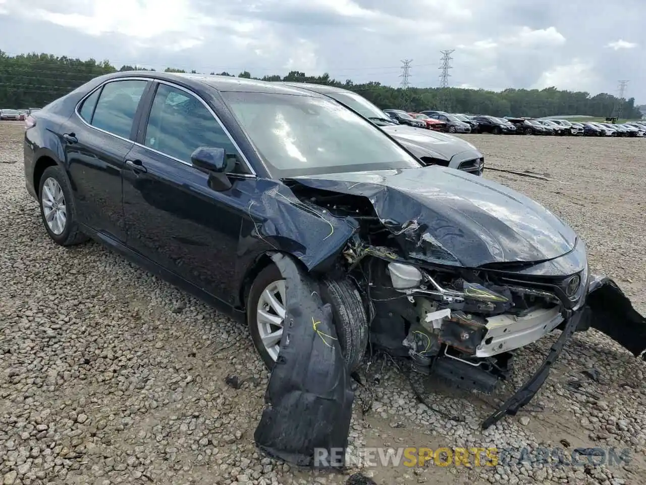 1 Photograph of a damaged car 4T1B11HK2KU236769 TOYOTA CAMRY 2019