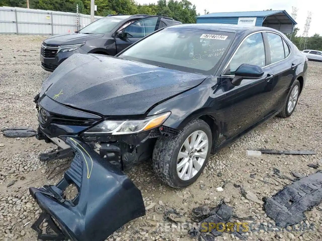 2 Photograph of a damaged car 4T1B11HK2KU236769 TOYOTA CAMRY 2019