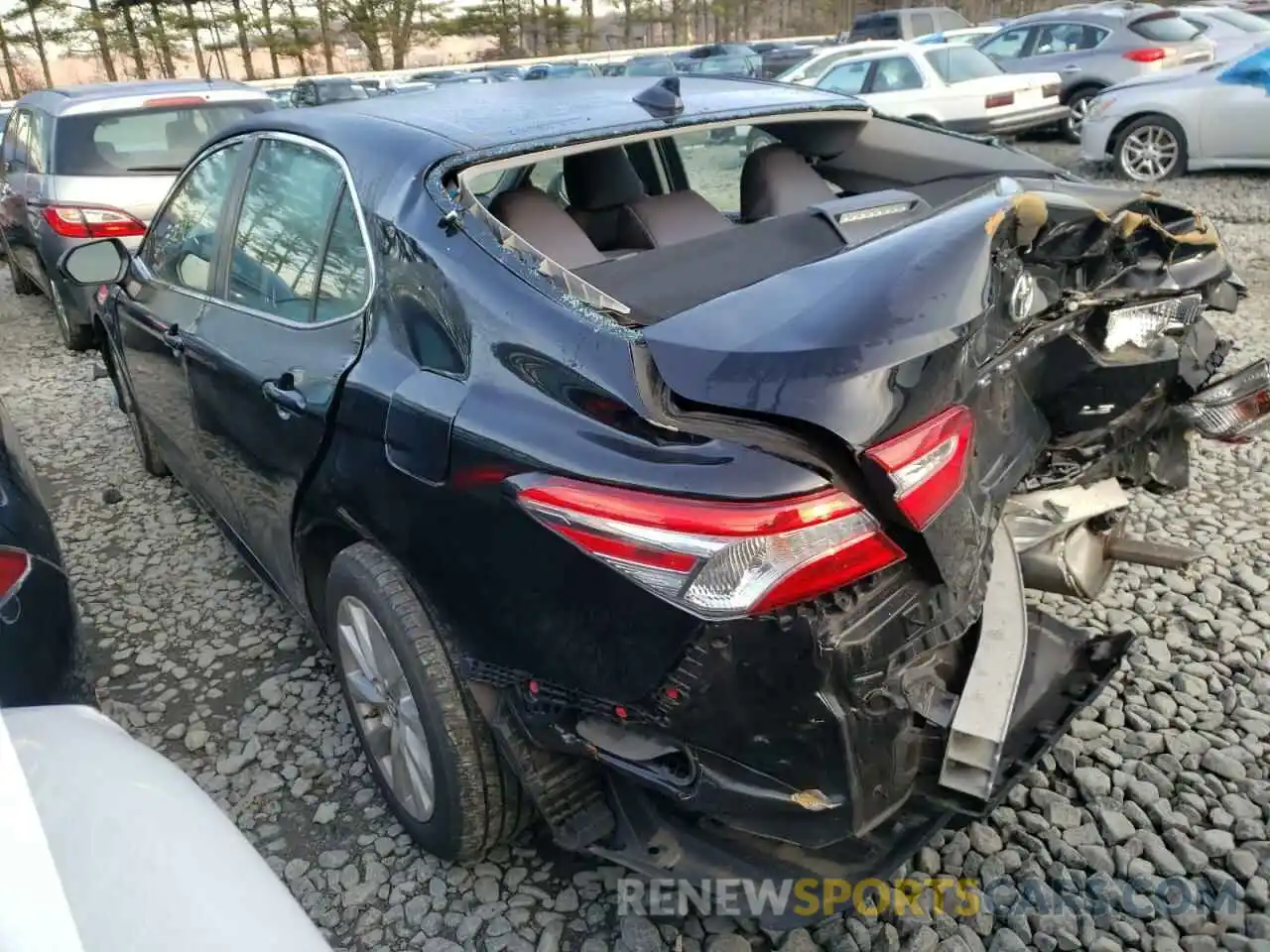 3 Photograph of a damaged car 4T1B11HK2KU237386 TOYOTA CAMRY 2019