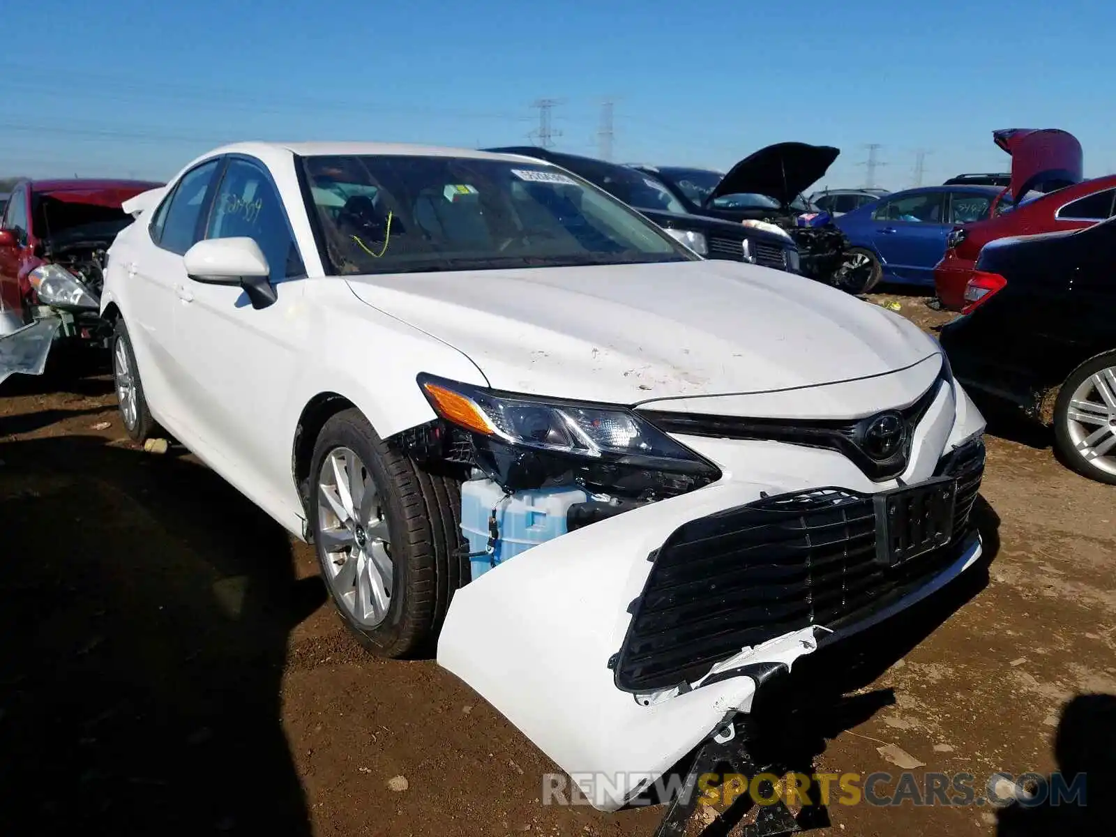 1 Photograph of a damaged car 4T1B11HK2KU242877 TOYOTA CAMRY 2019