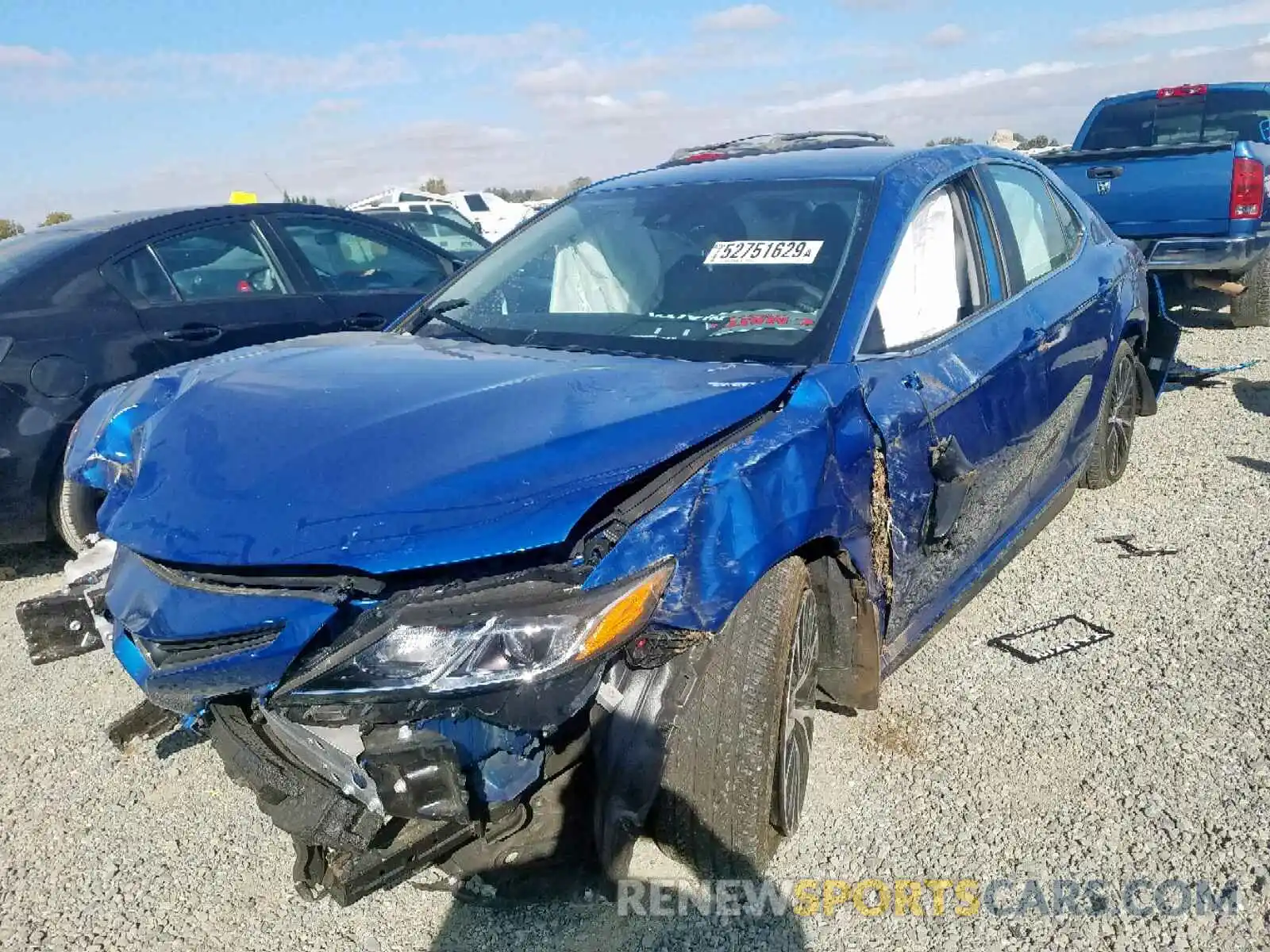 2 Photograph of a damaged car 4T1B11HK2KU244001 TOYOTA CAMRY 2019