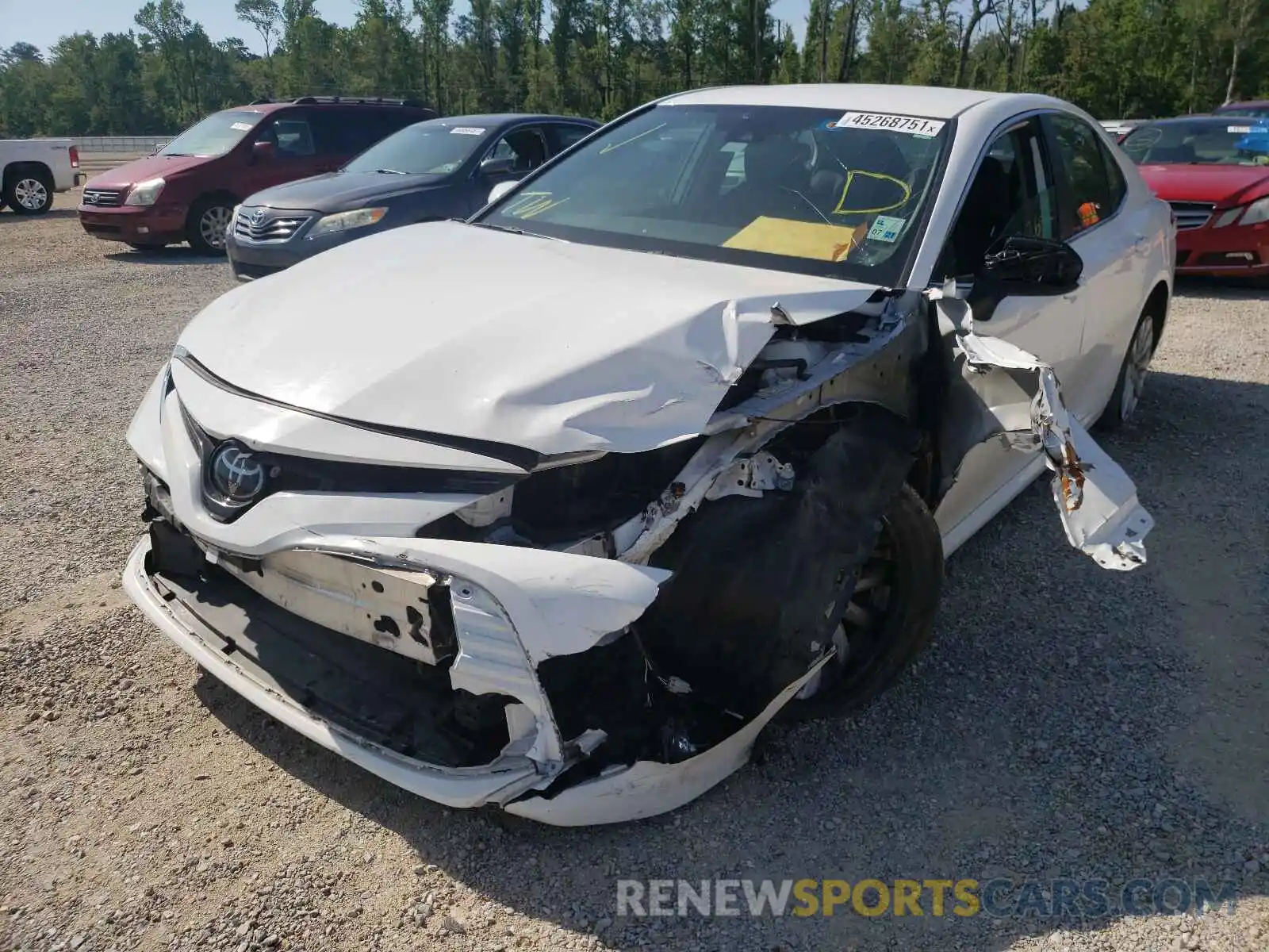 2 Photograph of a damaged car 4T1B11HK2KU244208 TOYOTA CAMRY 2019