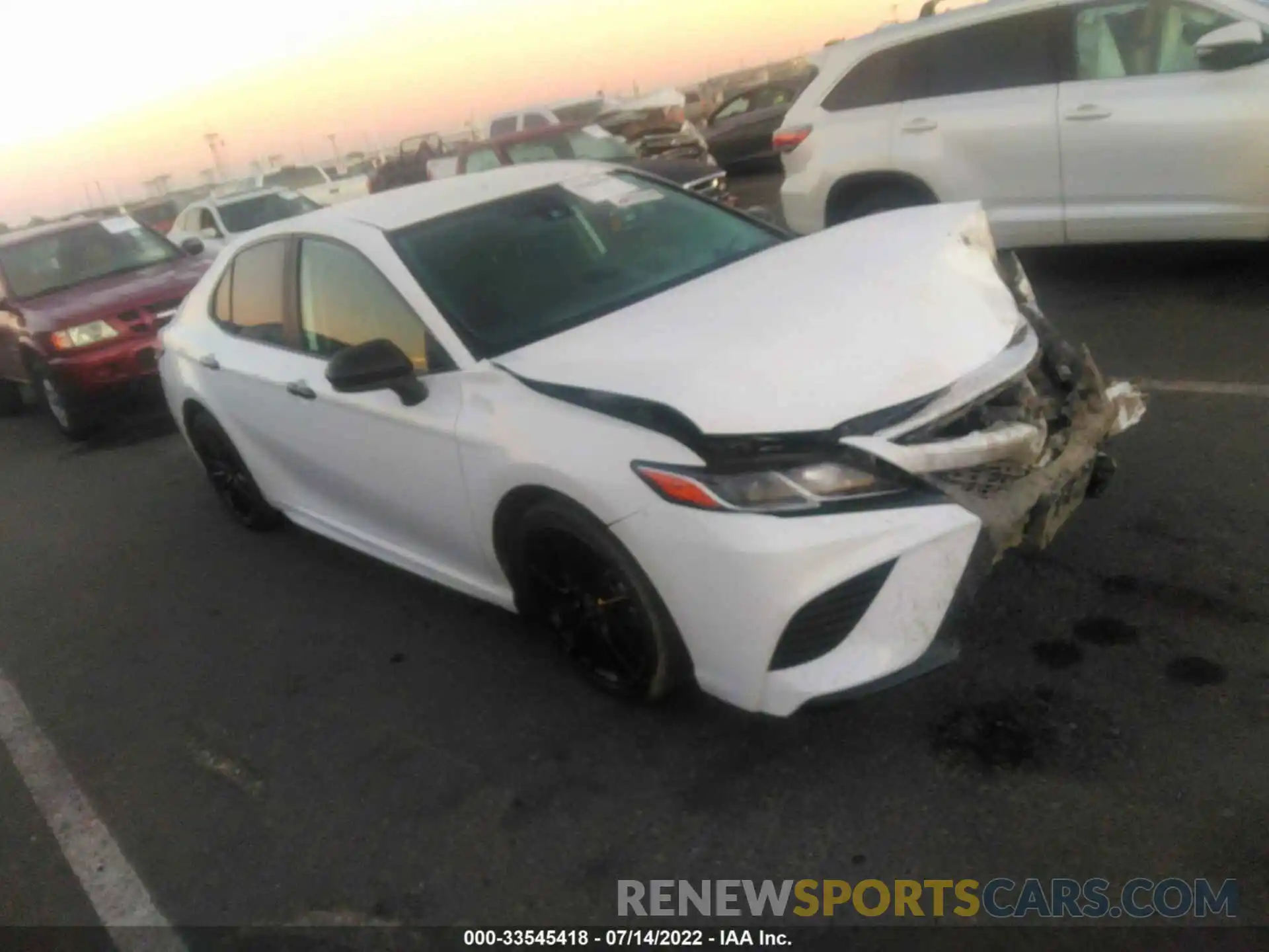 1 Photograph of a damaged car 4T1B11HK2KU244290 TOYOTA CAMRY 2019