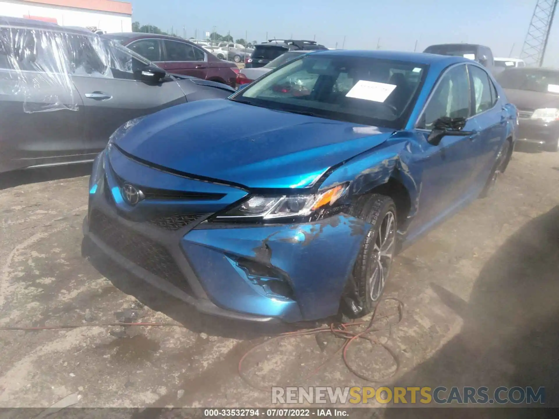 2 Photograph of a damaged car 4T1B11HK2KU244631 TOYOTA CAMRY 2019