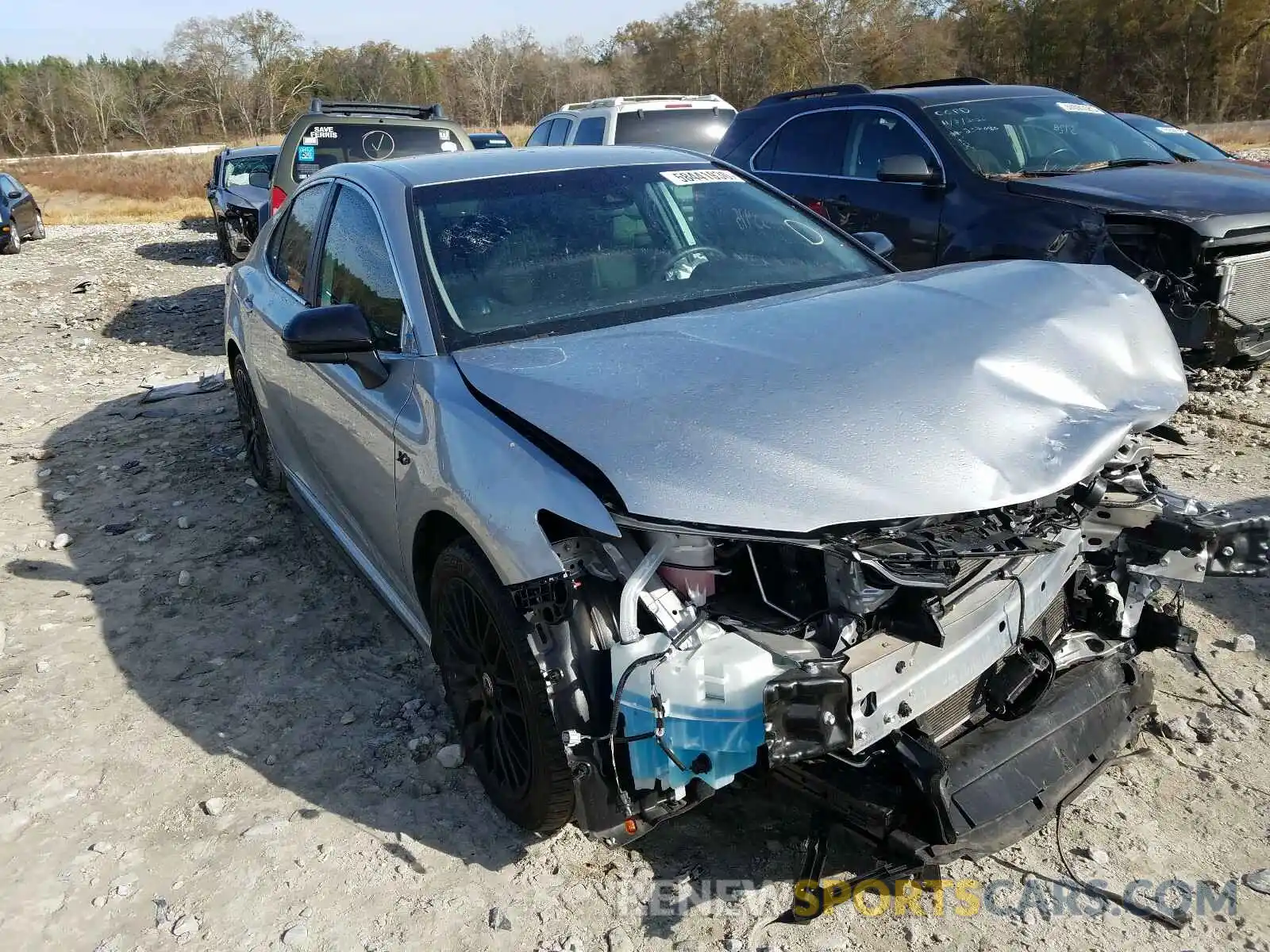 1 Photograph of a damaged car 4T1B11HK2KU245214 TOYOTA CAMRY 2019