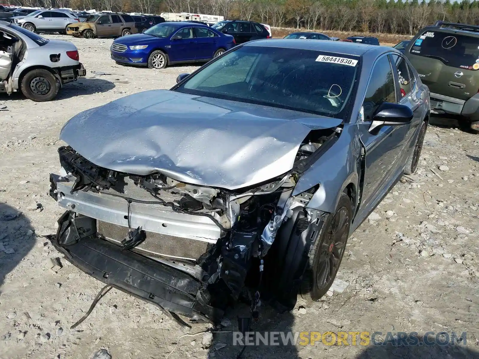 2 Photograph of a damaged car 4T1B11HK2KU245214 TOYOTA CAMRY 2019