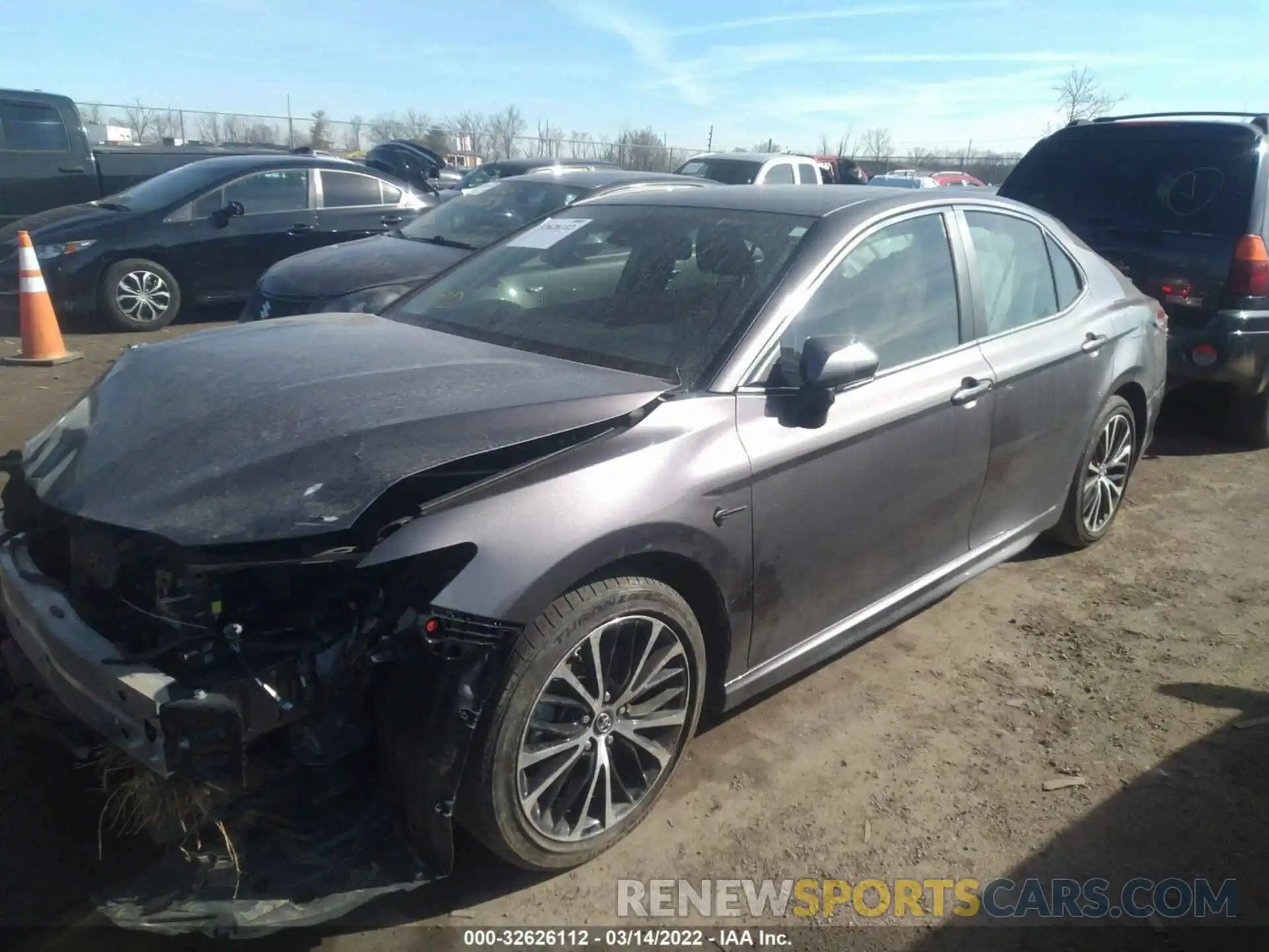 2 Photograph of a damaged car 4T1B11HK2KU246766 TOYOTA CAMRY 2019