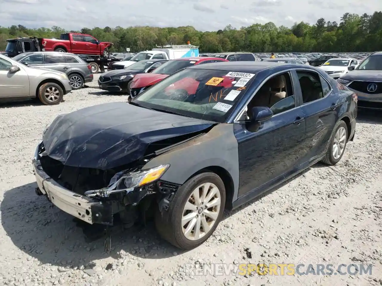 2 Photograph of a damaged car 4T1B11HK2KU248758 TOYOTA CAMRY 2019