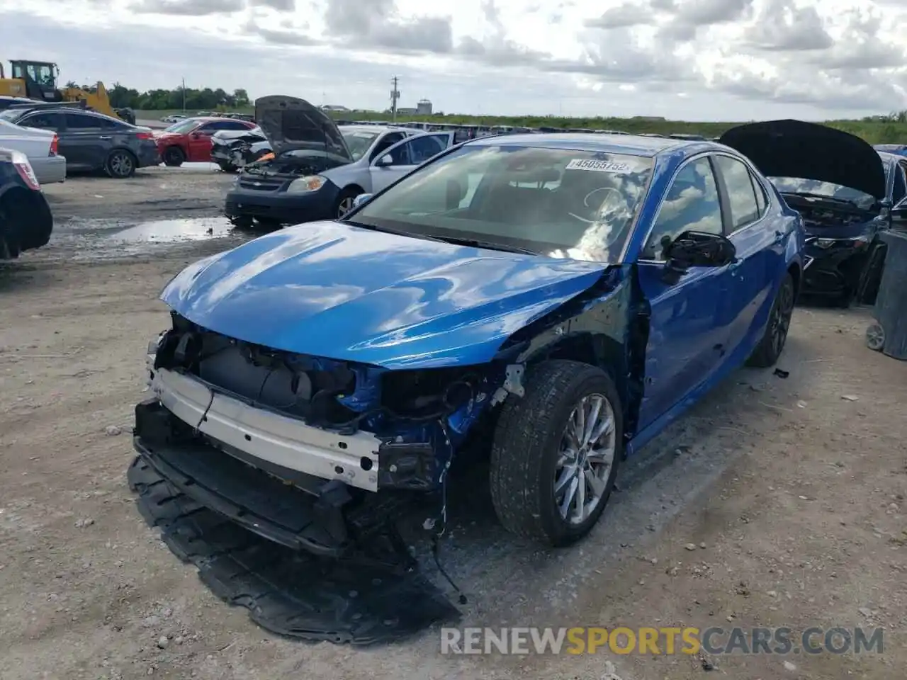 2 Photograph of a damaged car 4T1B11HK2KU249635 TOYOTA CAMRY 2019