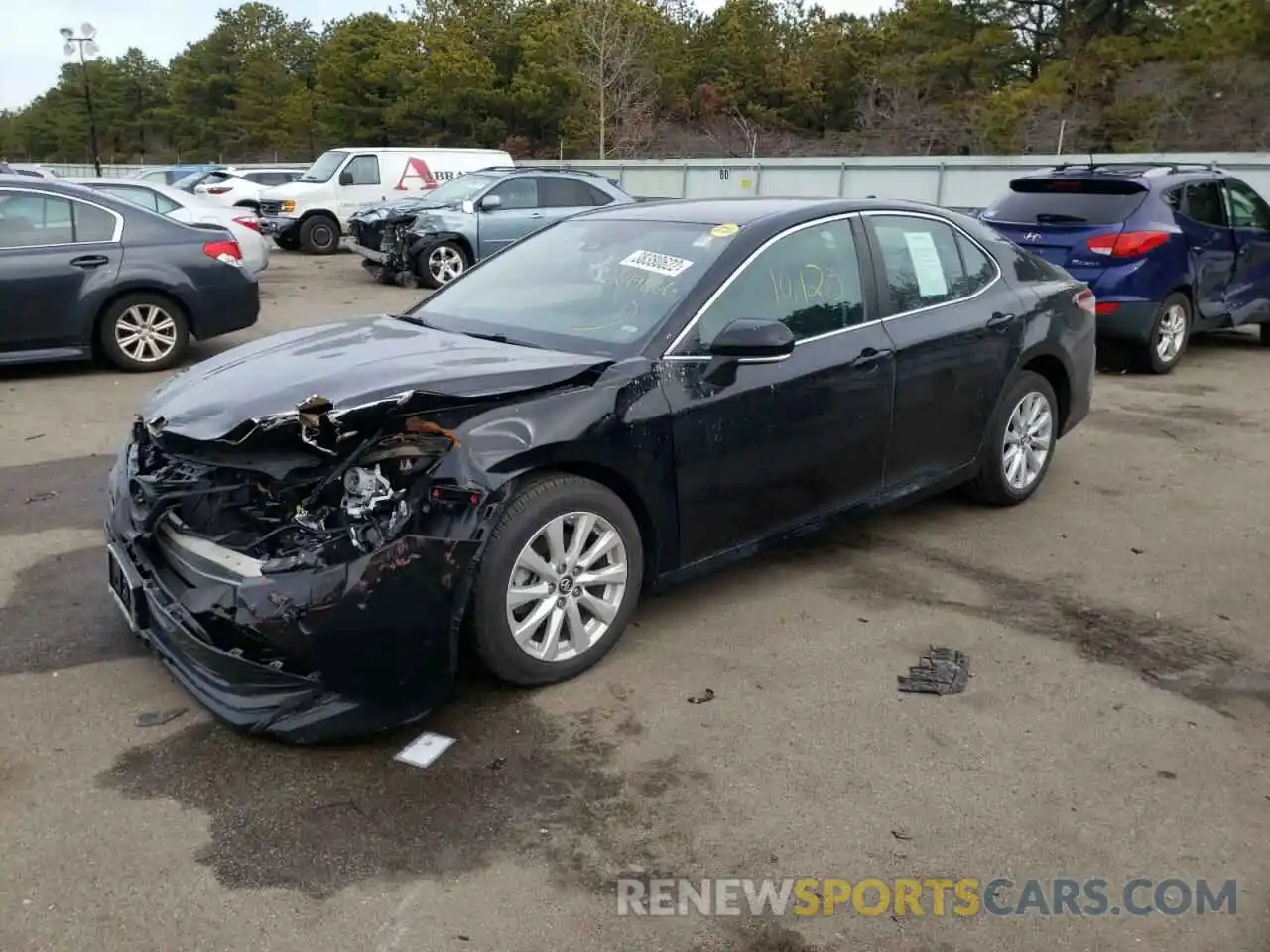 2 Photograph of a damaged car 4T1B11HK2KU249666 TOYOTA CAMRY 2019