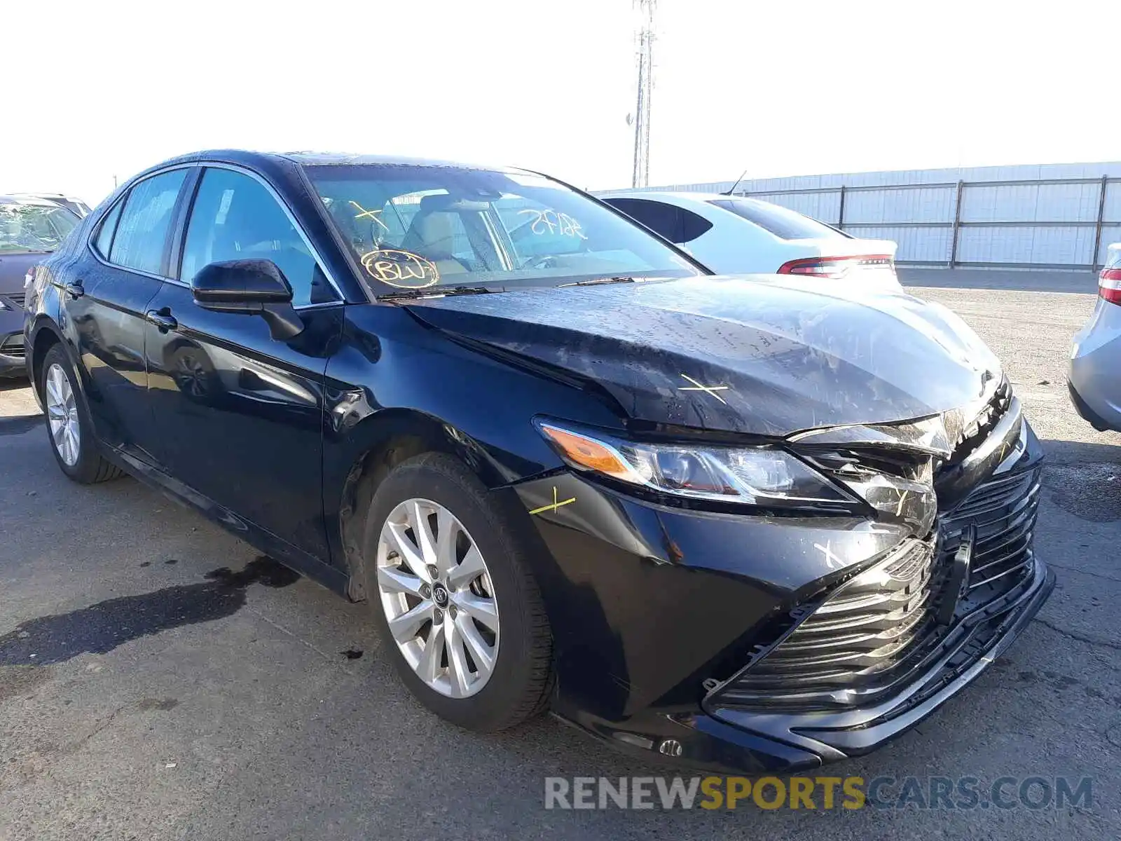 1 Photograph of a damaged car 4T1B11HK2KU250459 TOYOTA CAMRY 2019