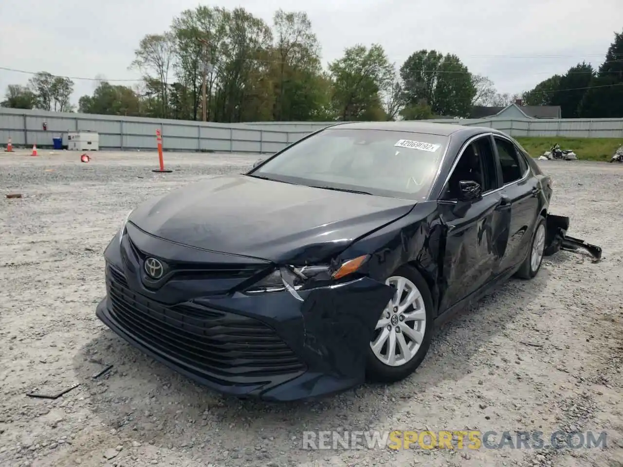 2 Photograph of a damaged car 4T1B11HK2KU250994 TOYOTA CAMRY 2019