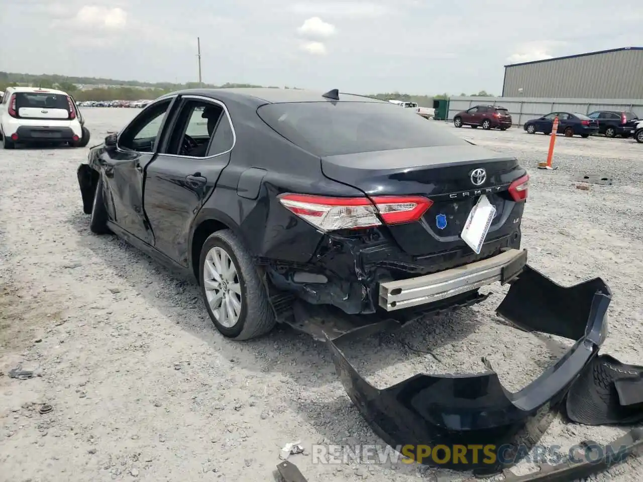 3 Photograph of a damaged car 4T1B11HK2KU250994 TOYOTA CAMRY 2019